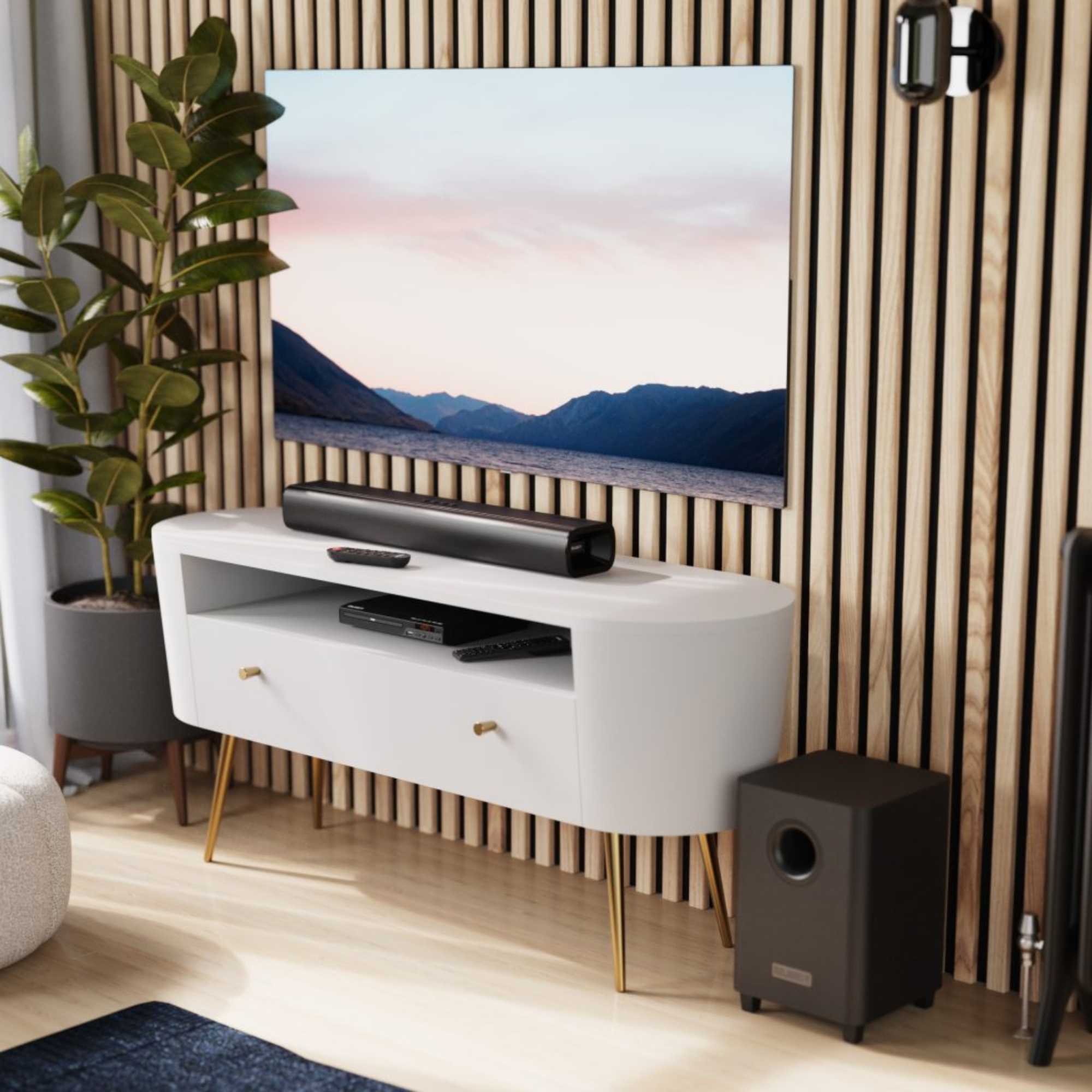 NAGA60BLK Naga 60 Plus Soundbar with Wireless Subwoofer