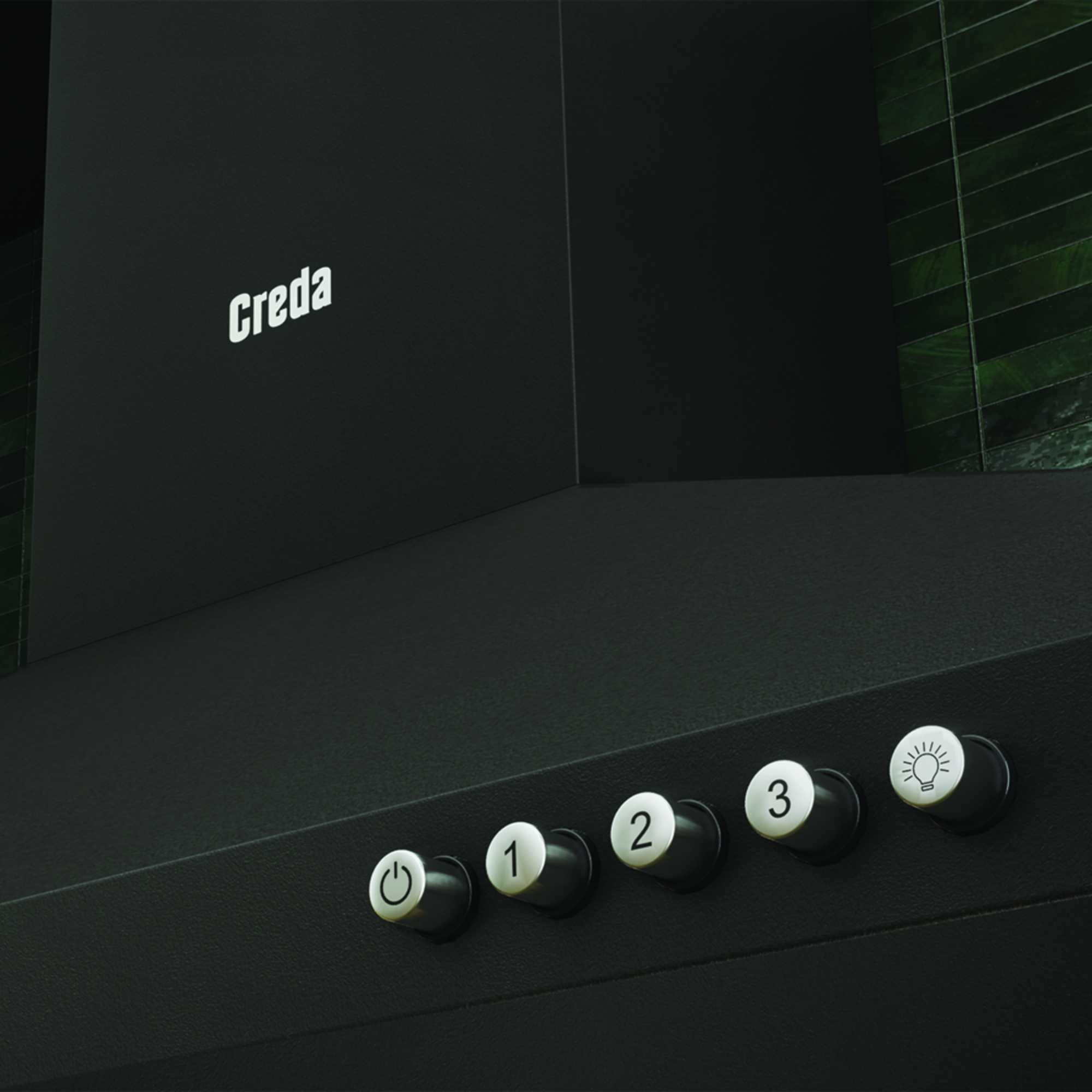 C90CH 90cm Pyramid Chimney Hood - Anthracite