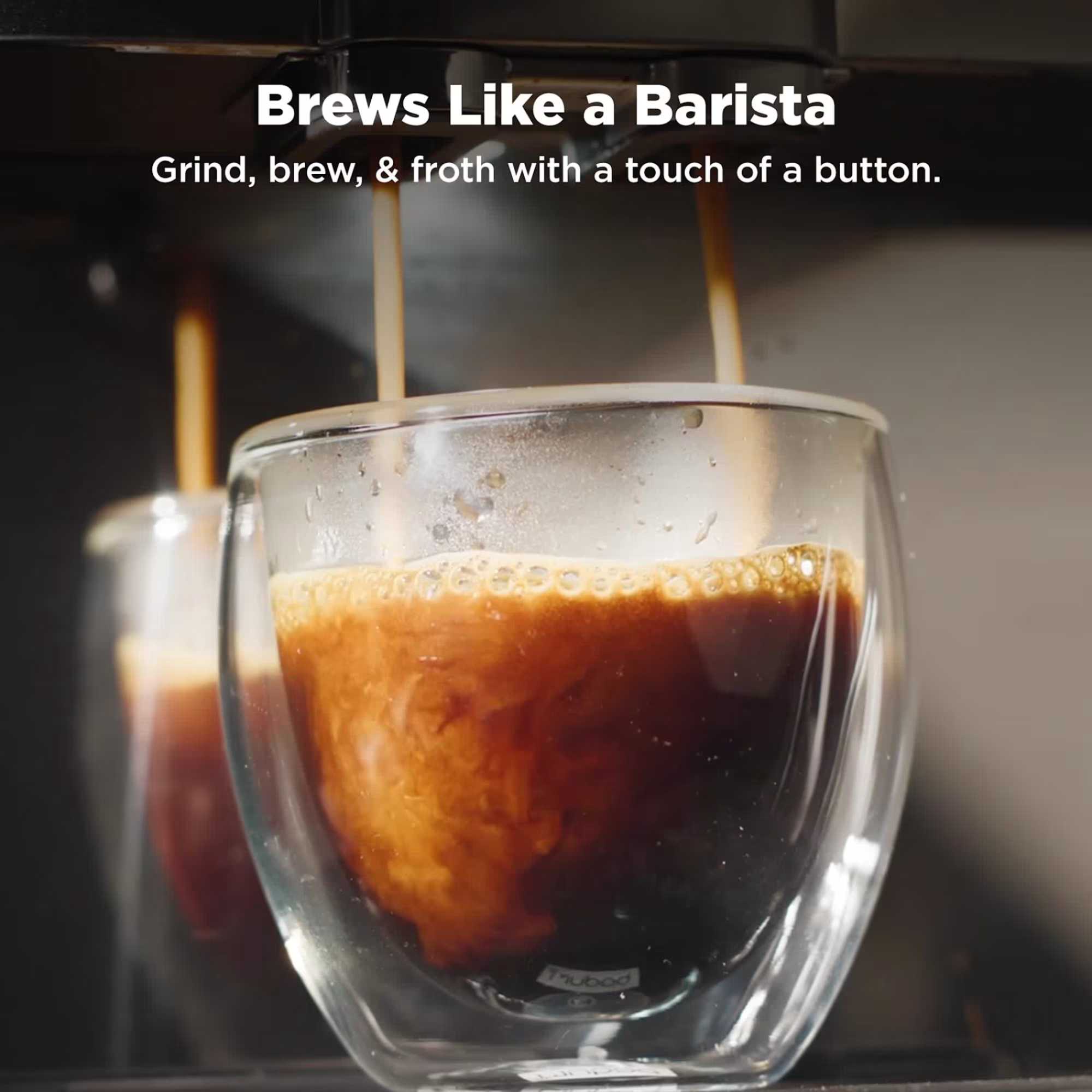 AE1001UK AutoBarista Espresso Coffee Machine Black & Stainless Steel