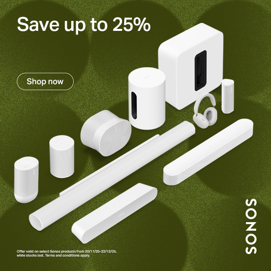 Save up to 25% on SONOS