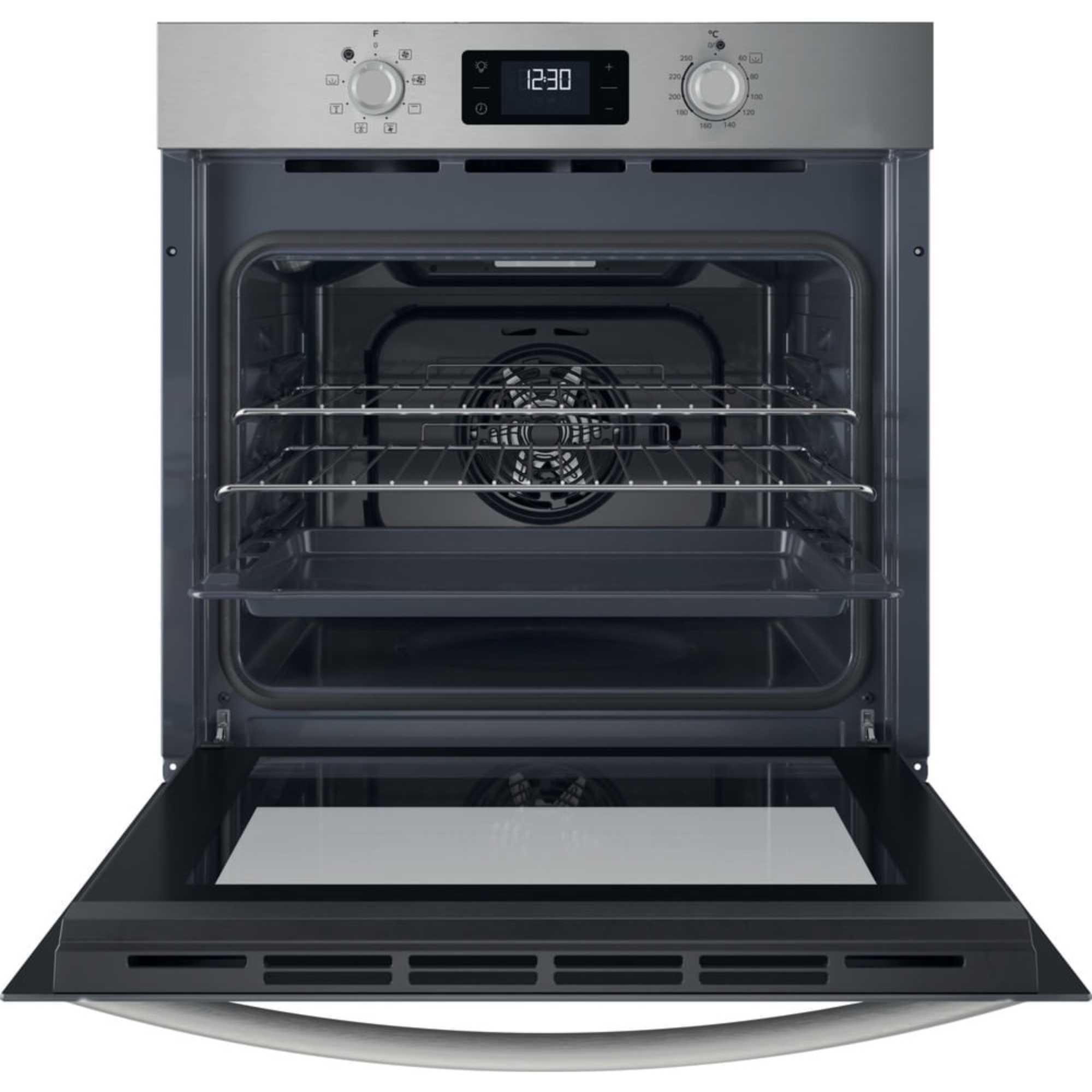 IO 253 X UK Turn&Go Single Fan Oven - Stainless Steel