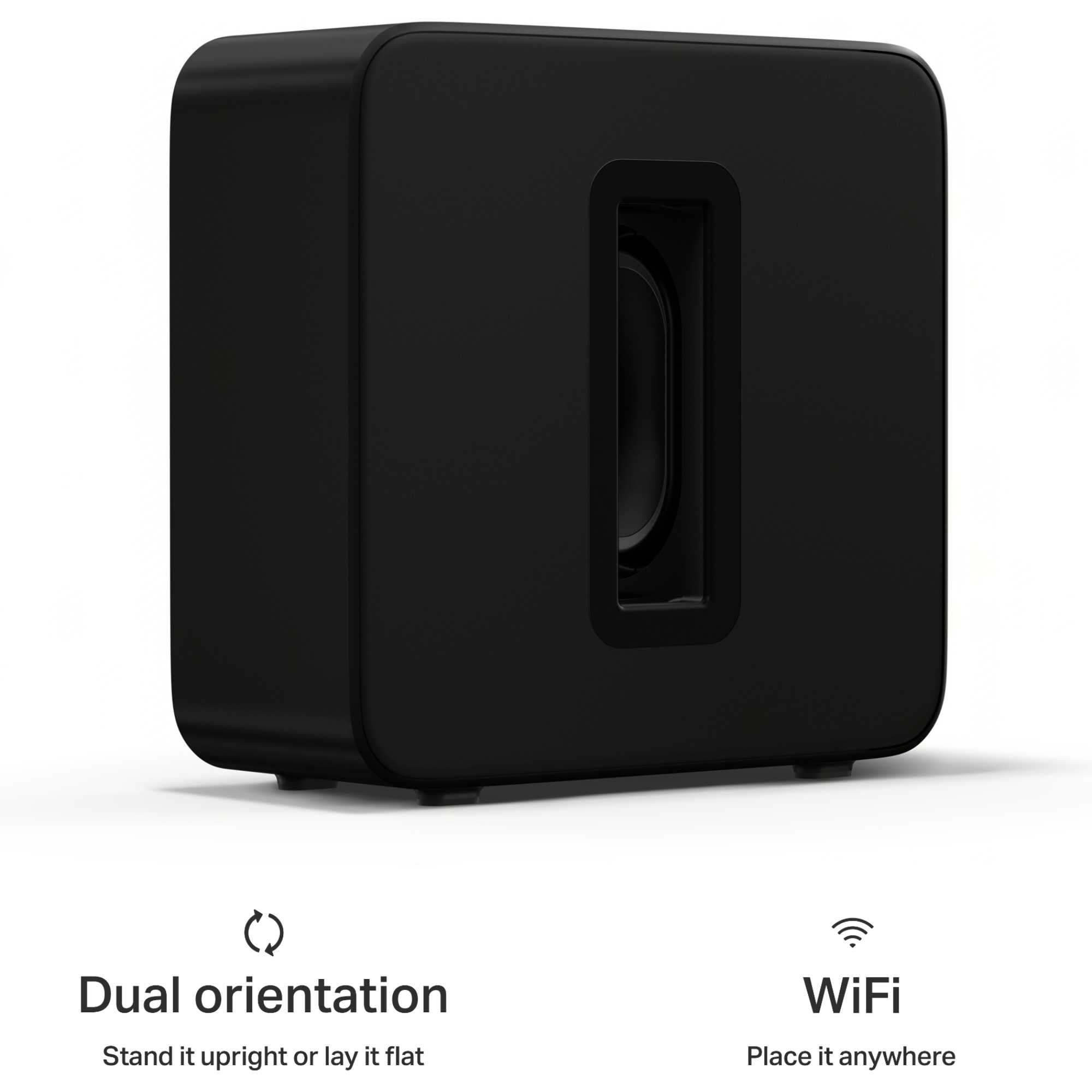 Sub G4 Bluetooth Smart Subwoofer with AirPlay 2 - Black