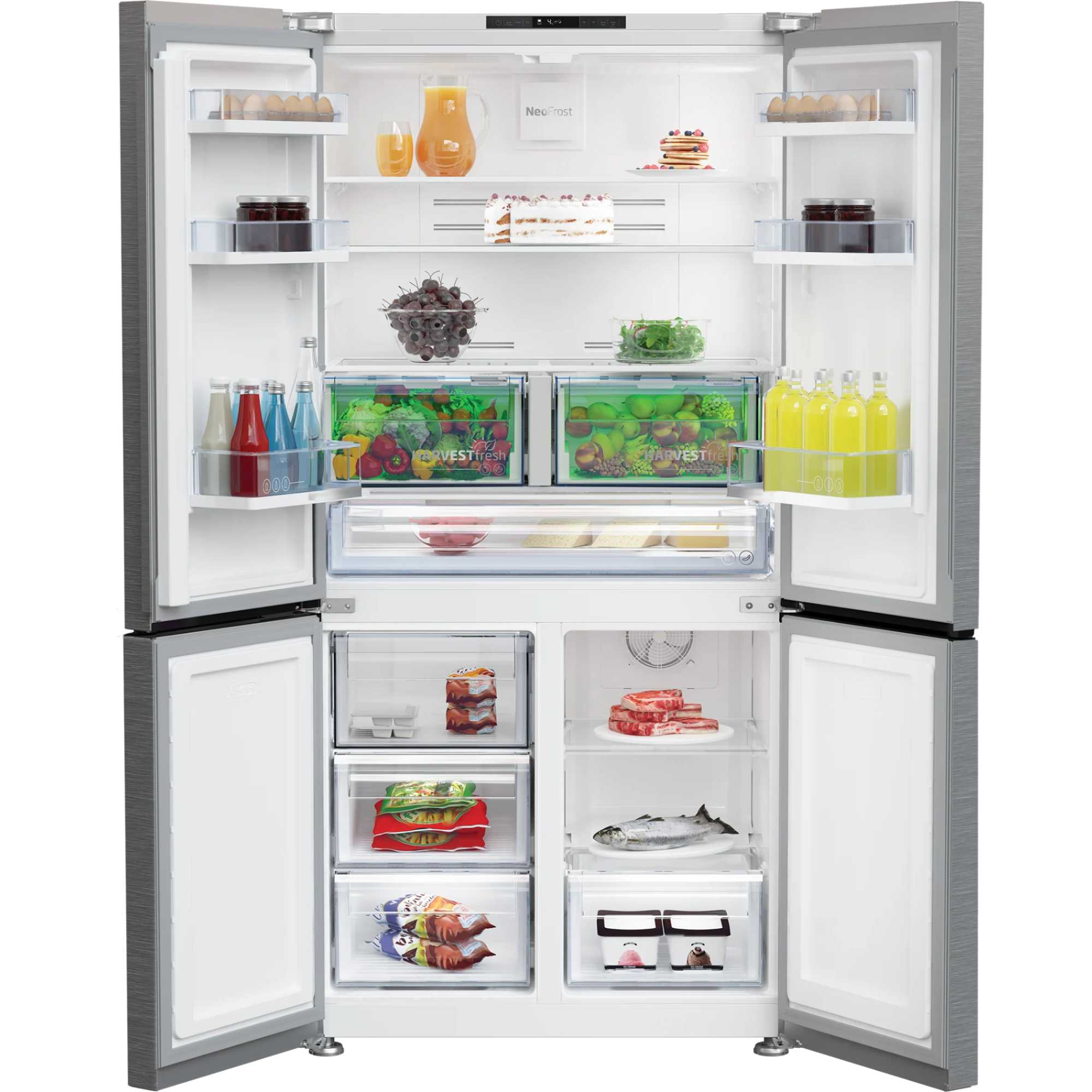 GN446224VPS 572L NeoFrost U/S Fridge Freezer - Stainless Steel