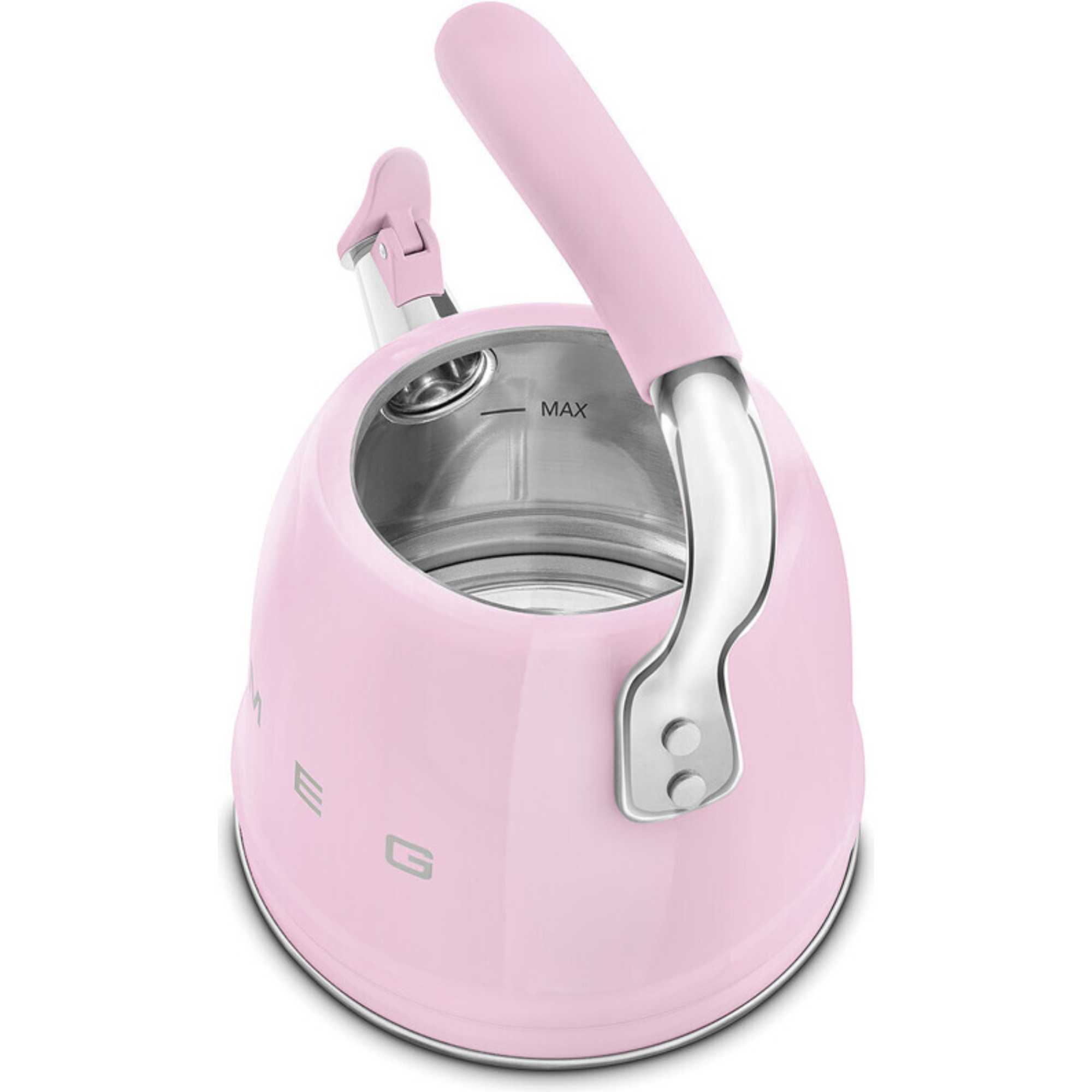 WKF01PK 2.3L 50s Style Whistling Kettle - Pink