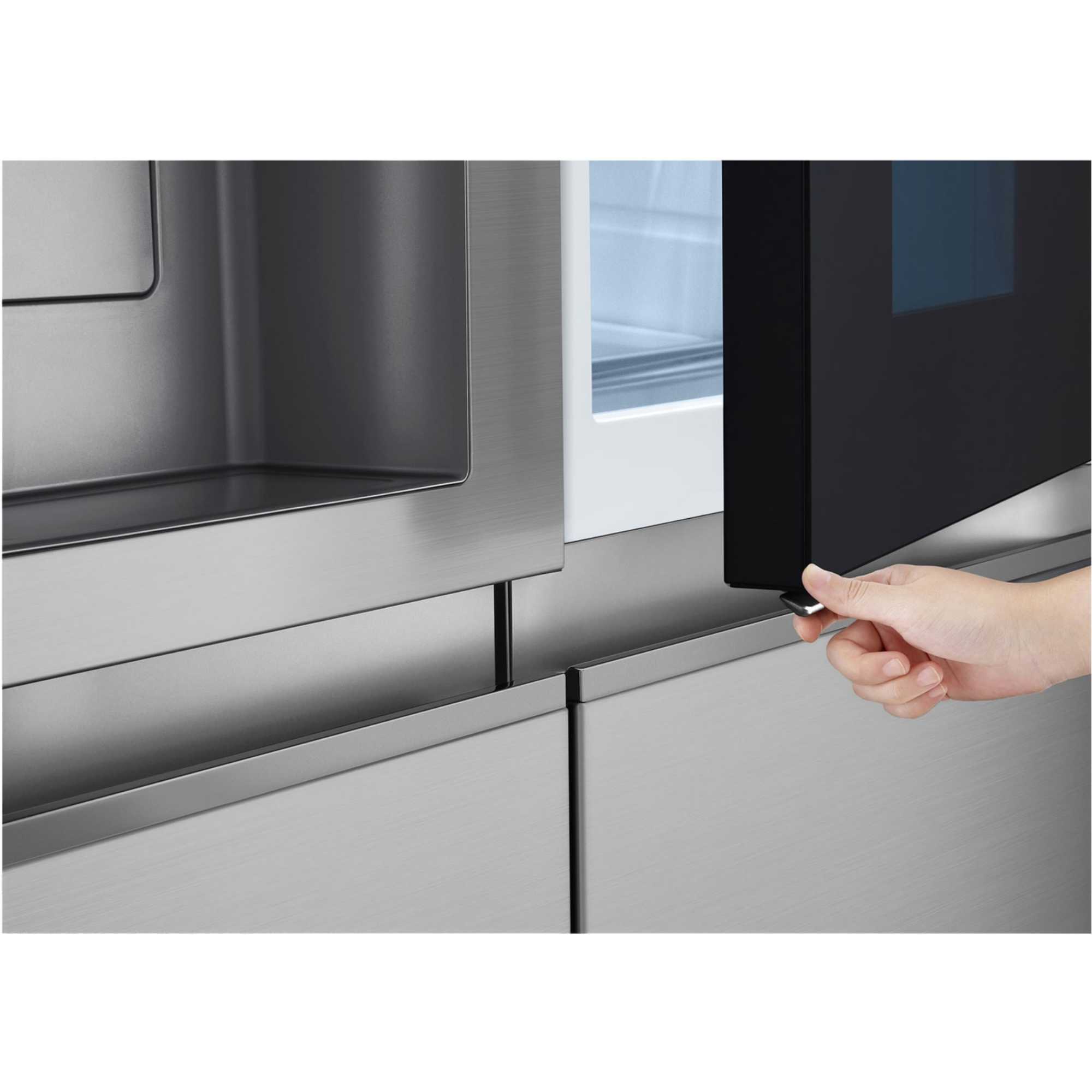 InstaView American Style Fridge Freezer 60/40 Total No Frost - Silver - GSXE81PYBE