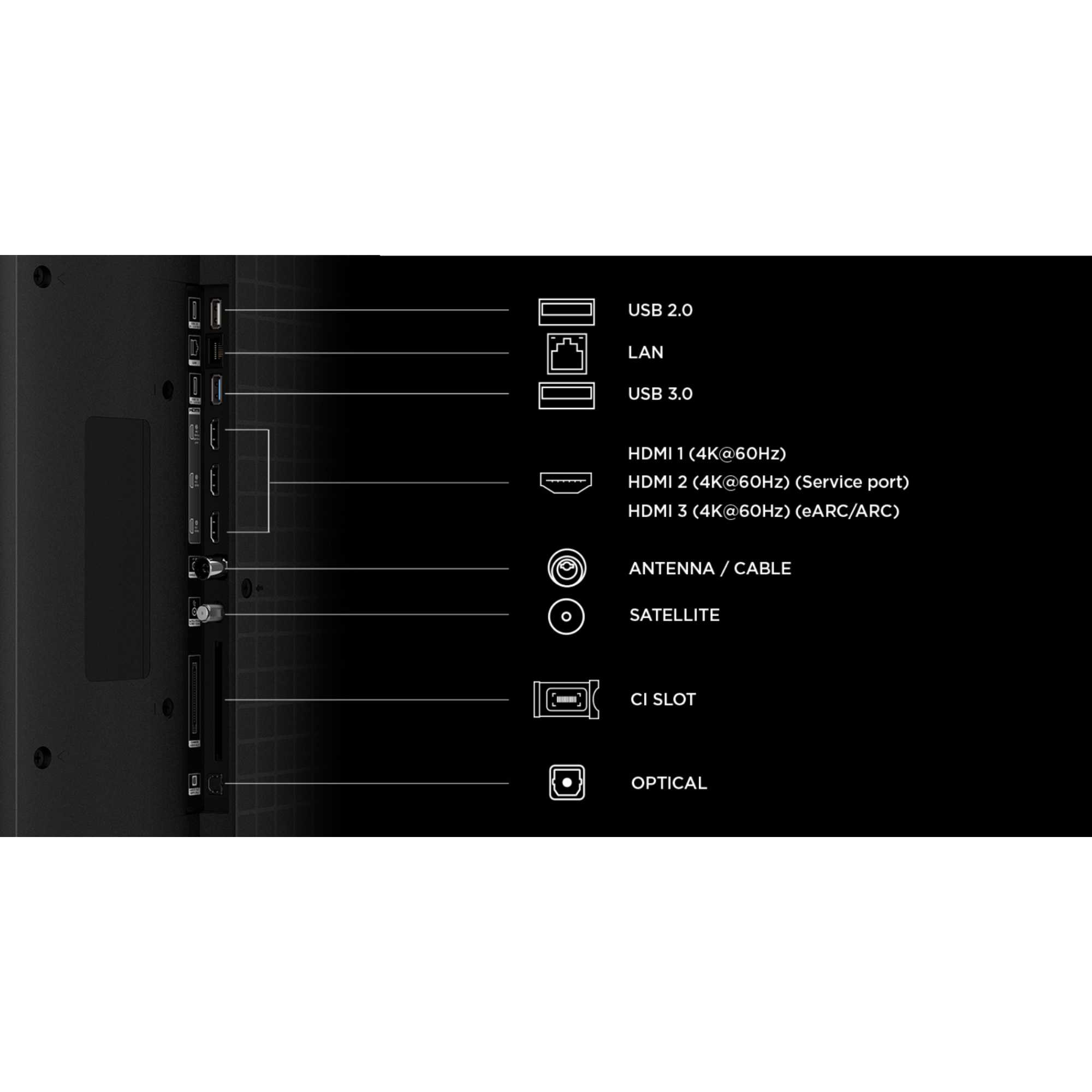 P7L 85" 4K Smart QLED Google AI TV - 85P7L-UK