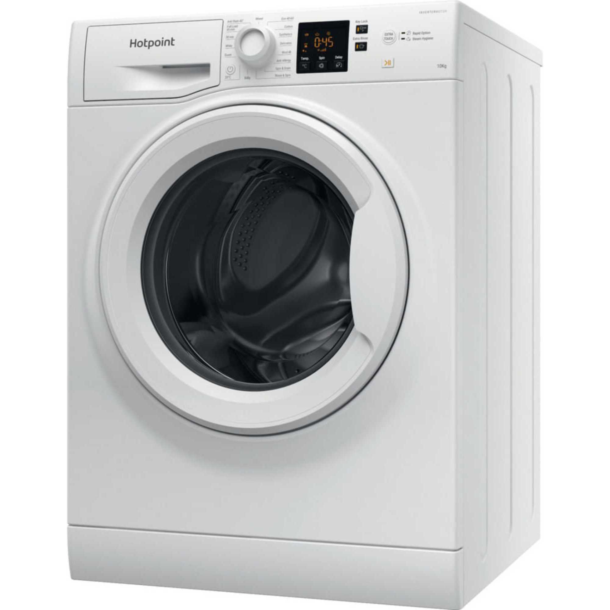 Anti-Stain 10kg 1400rpm Washing Machine - NSWM 1046 W UK