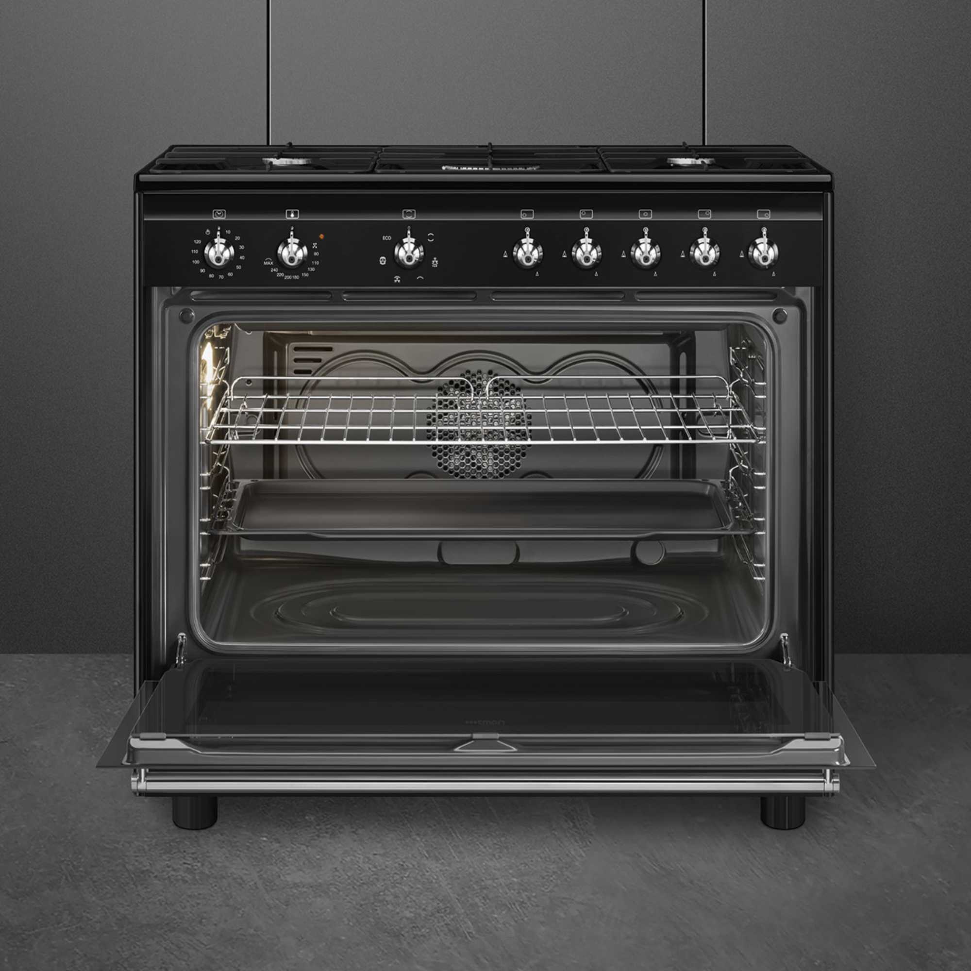 Concert Classic 90cm Dual Fuel Range Cooker - CX91GMBL