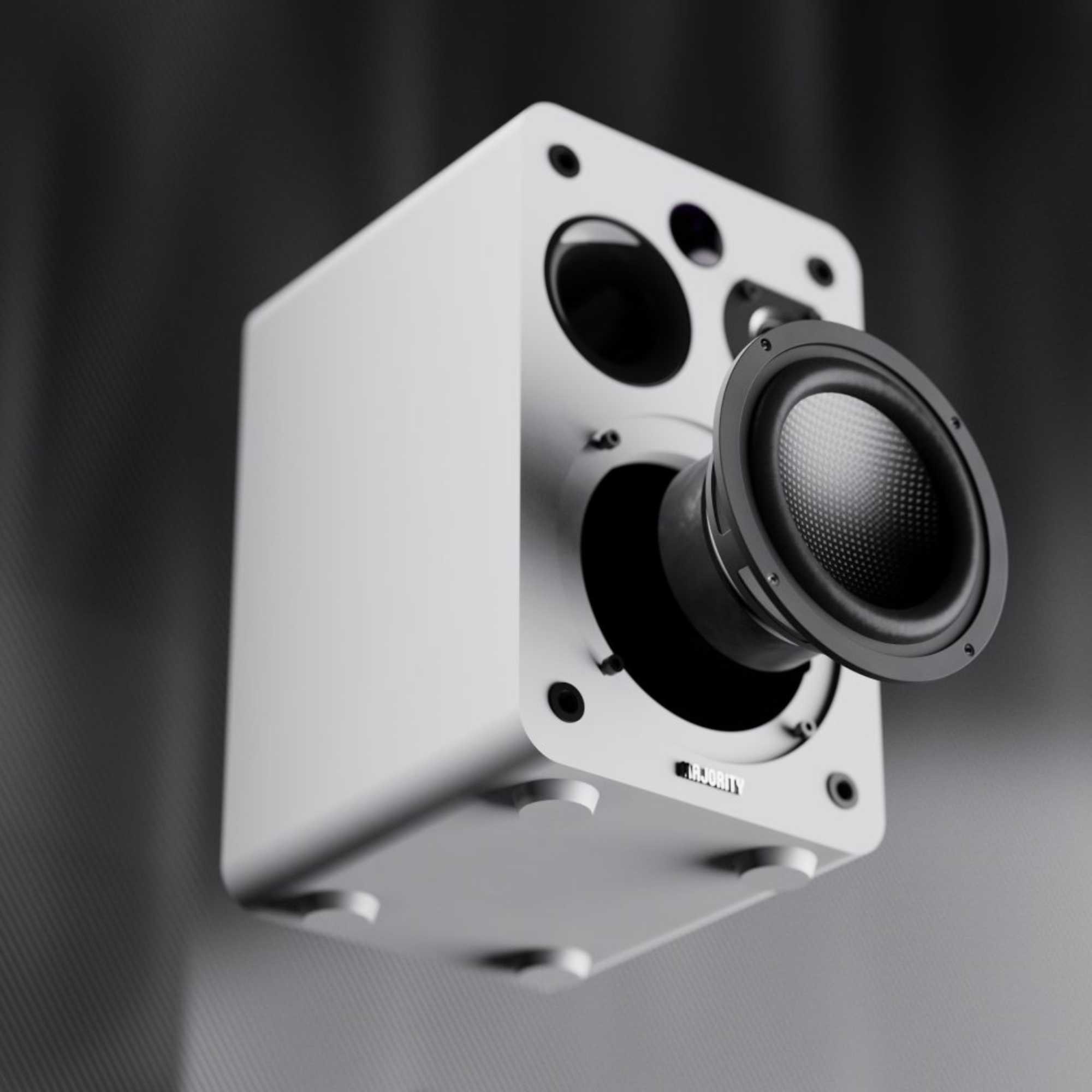 D70XWHT D70X Active Bluetooth Bookshelf Speakers - White