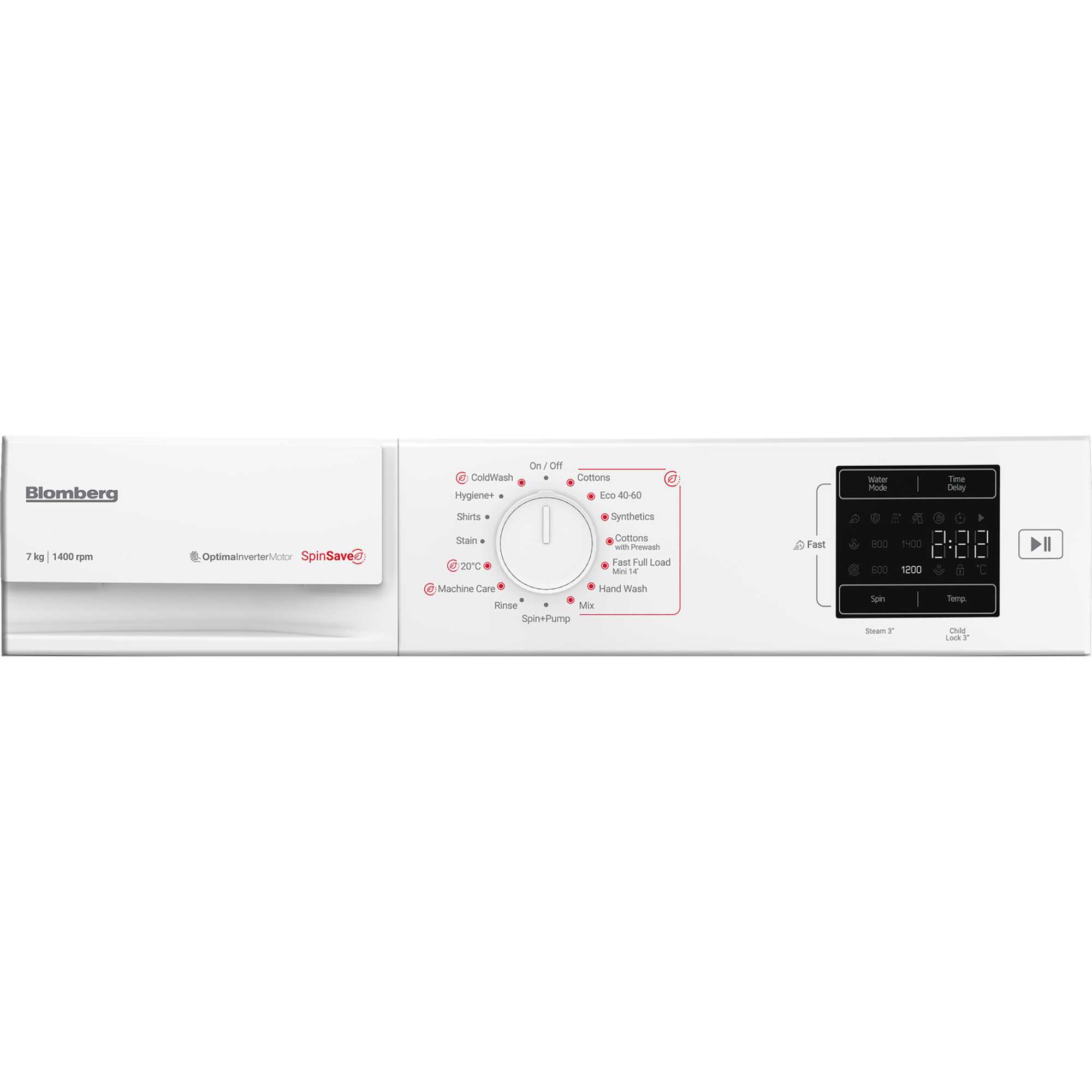 LWA27461W 7kg 1400 Spin SpinSave Washing Machine - White