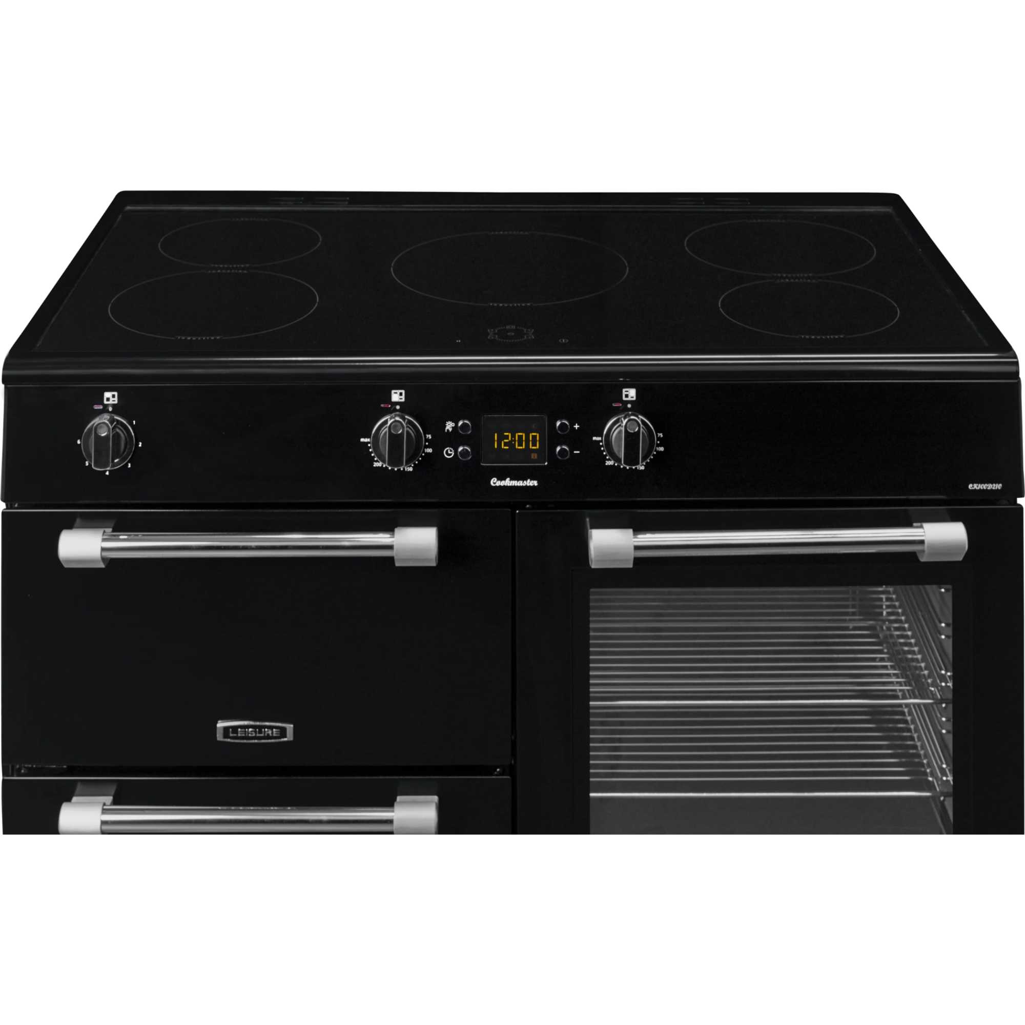 CK100D210K 100cm 5 Zone Induction Hob Range Cooker - Black