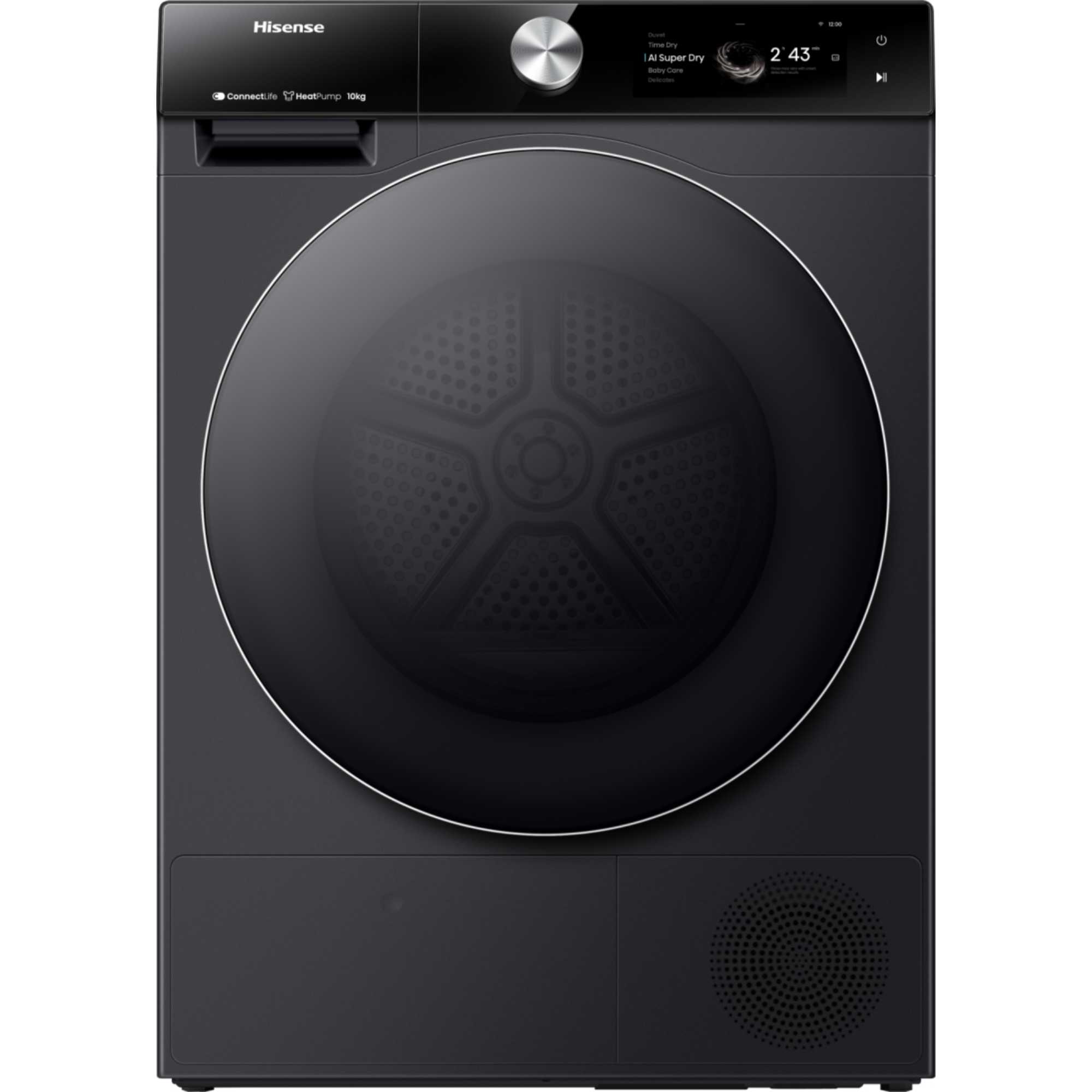 DH7S107BB 10kg Heat Pump Tumble Dryer - Black