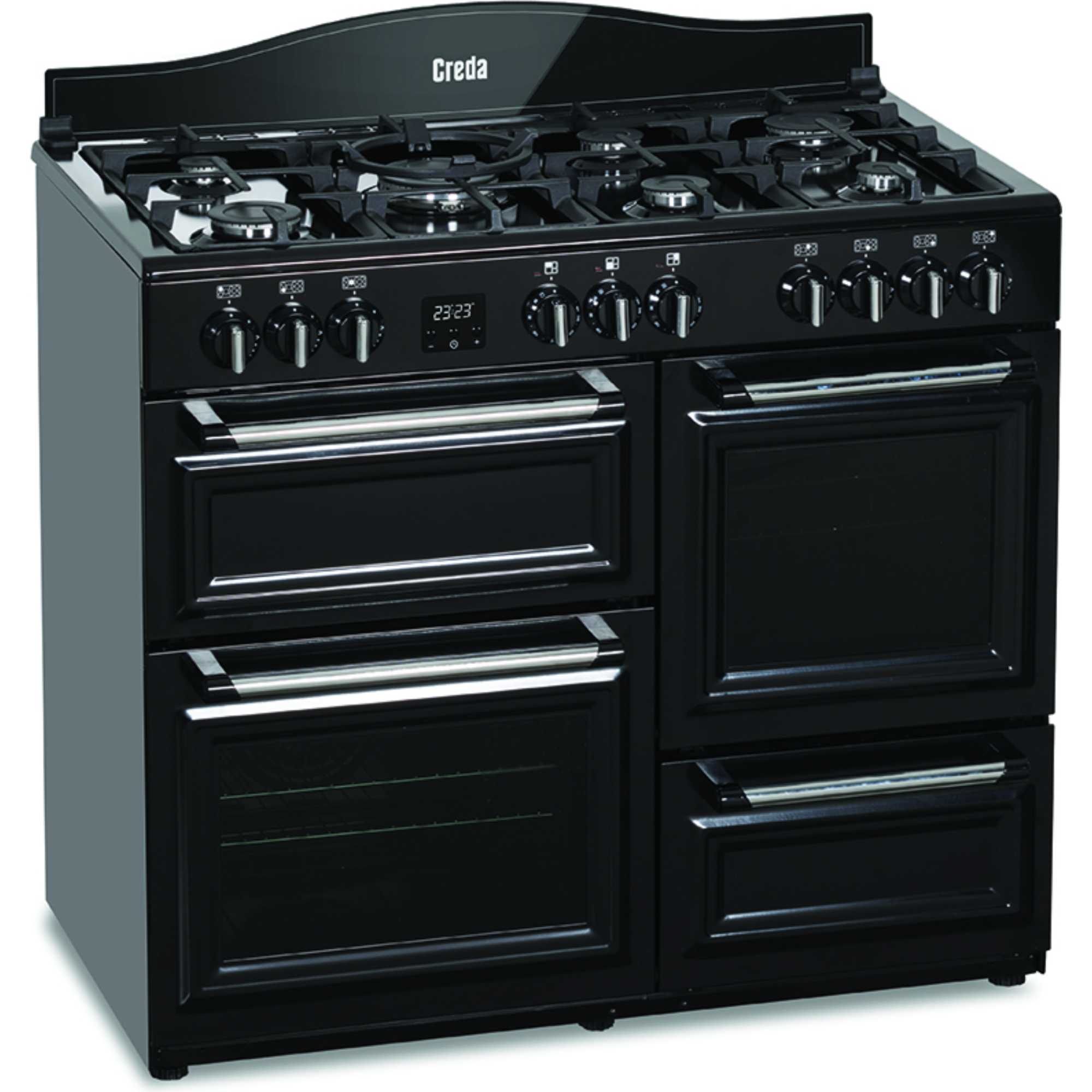100cm Dual Fuel Range Cooker - C100RCDFTBL