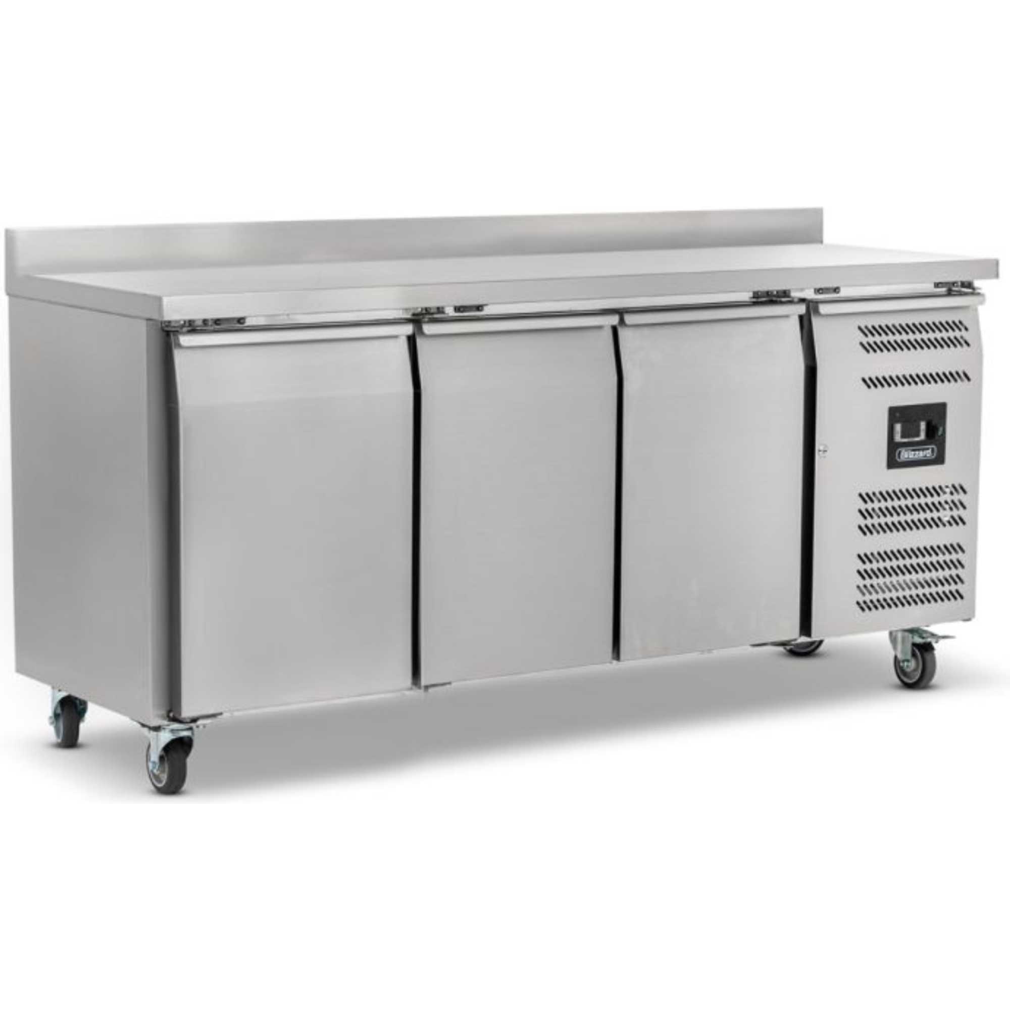 LBC3 Triple Hinged Door Counter 311L Freezer With Upstand