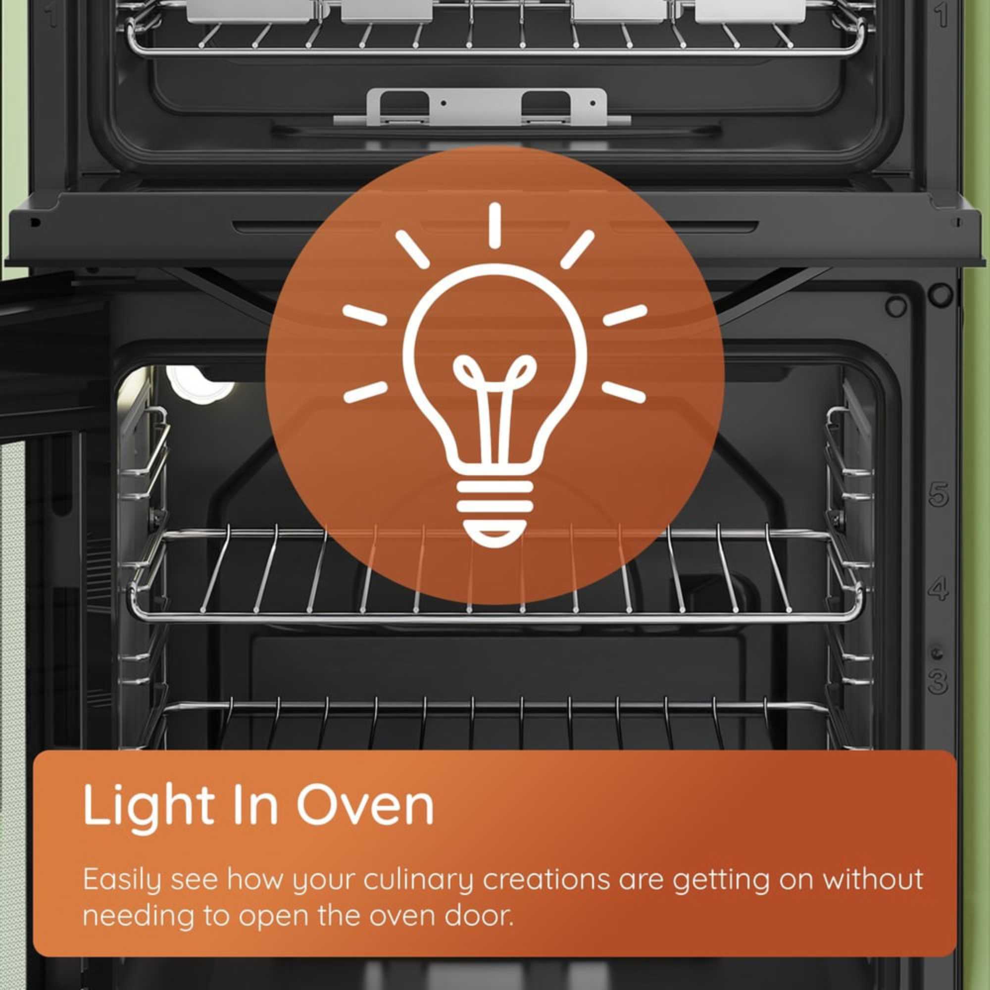 60cm Electric Double Oven Cooker - HDE6VDW