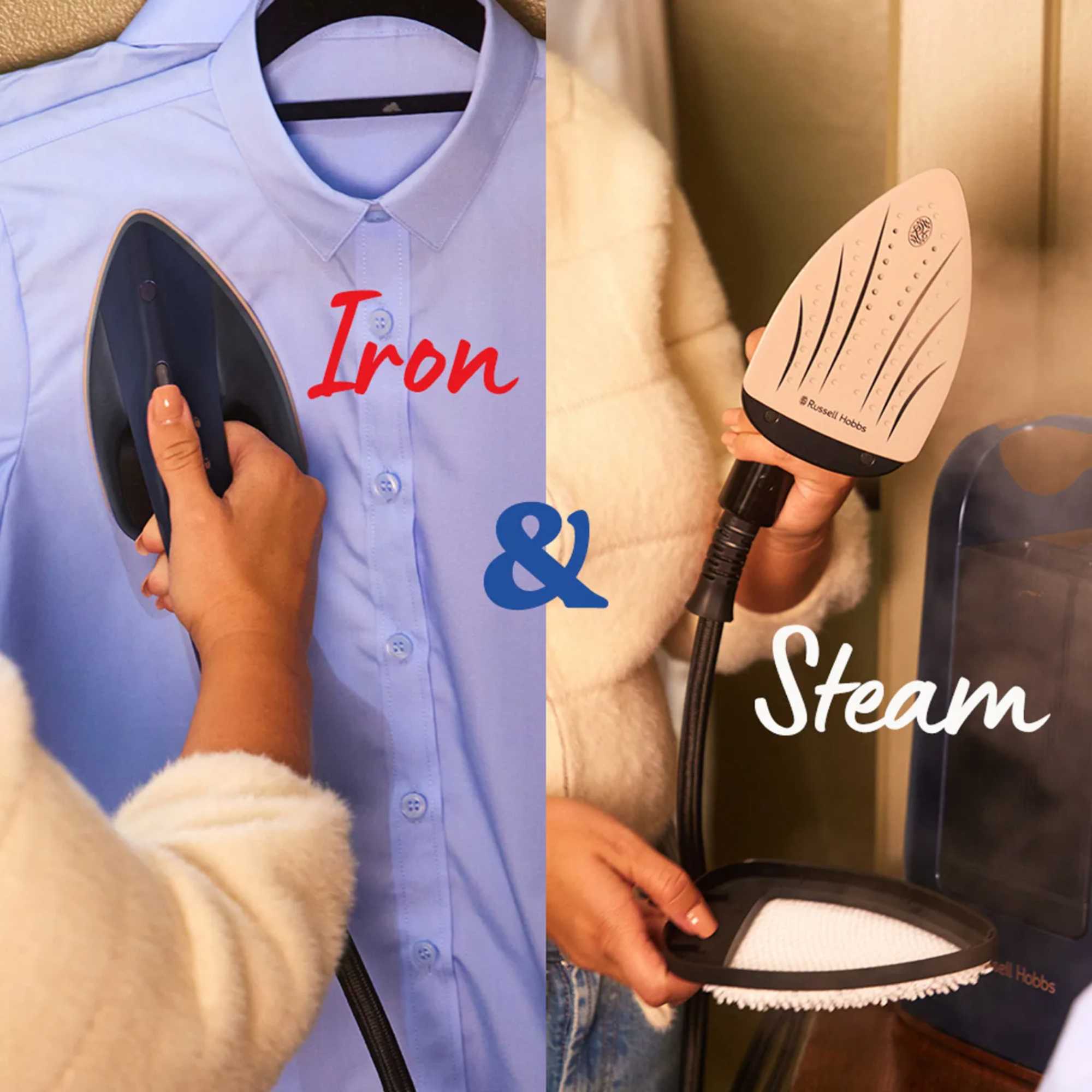 27600 Steam Genie Maestro 2-in-1 Handheld Steamer - Blue