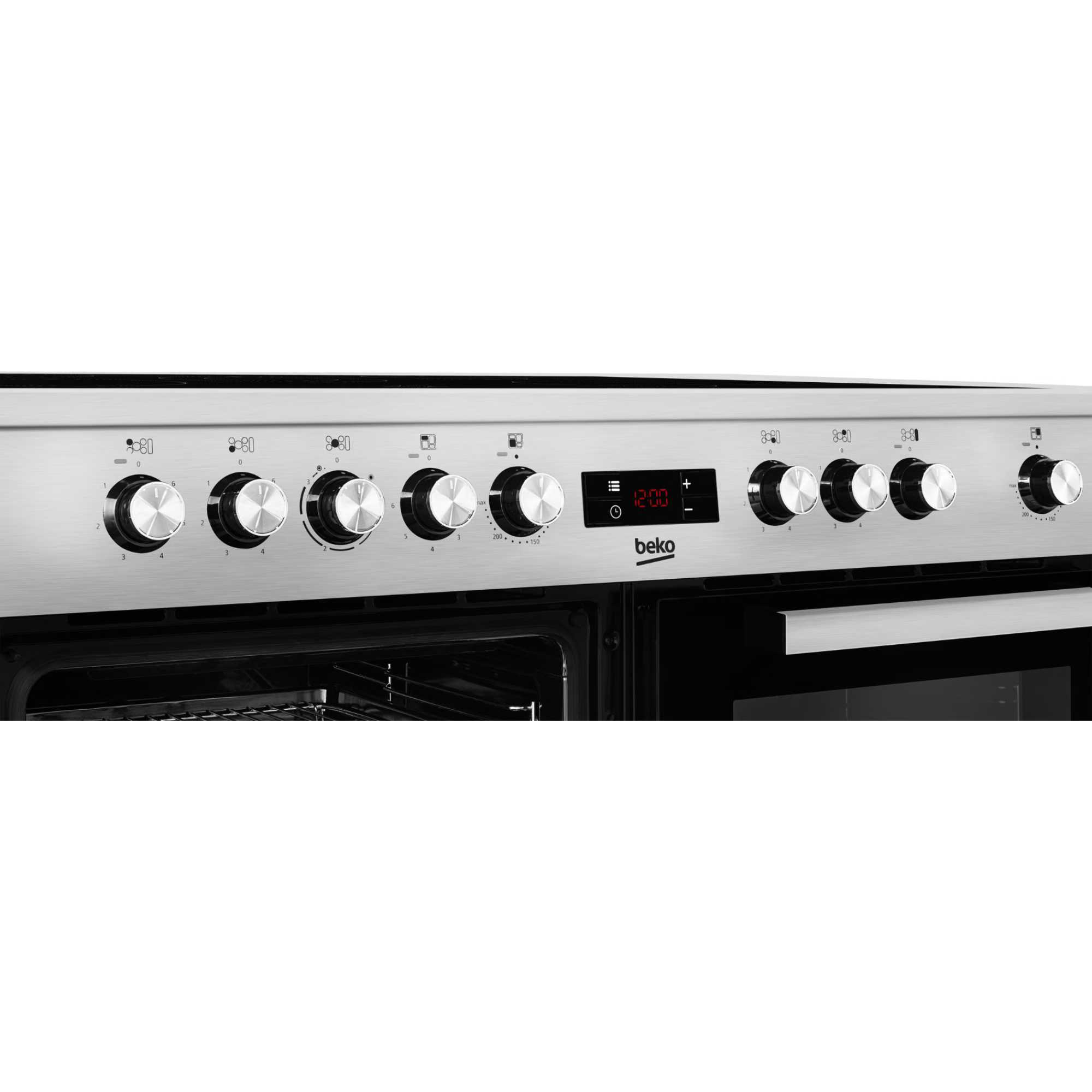100cm Double Oven Range Cooker with 5 Ceramic Hobs - KDVC100X