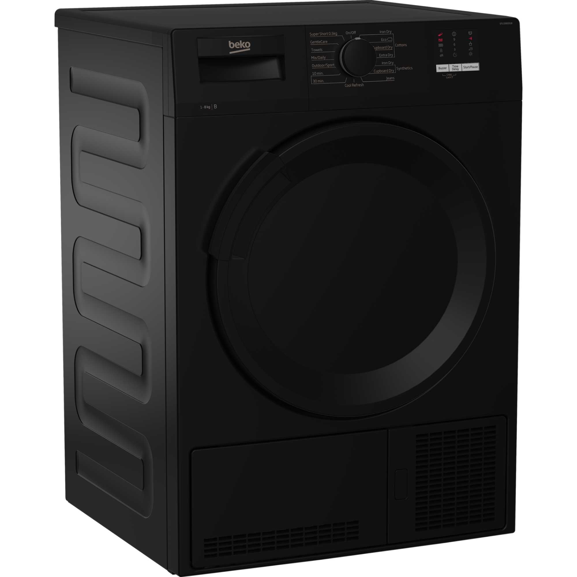 8kg Condenser Tumble Dryer - DTLCE80051B