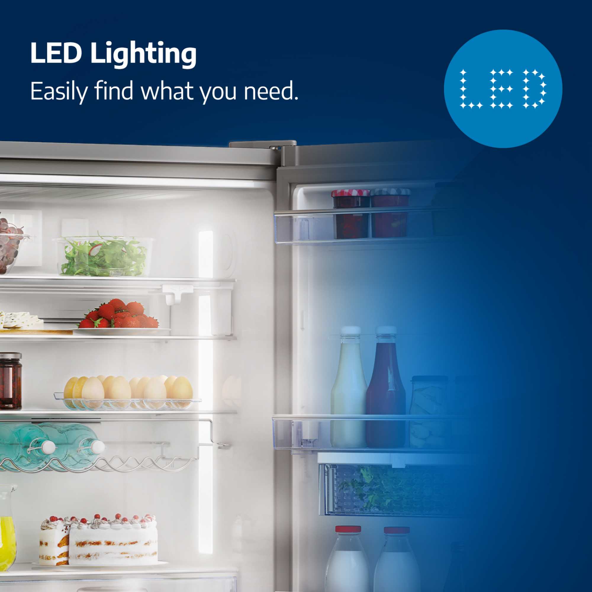 Fridge Freezer 40/60 Frost Free - White - CFG4501W