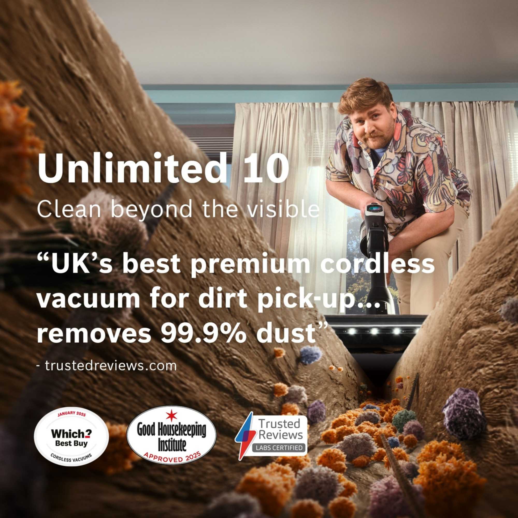 Unlimited 10 BBS1041GGB Cordless Vacuum Cleaner - Graphite