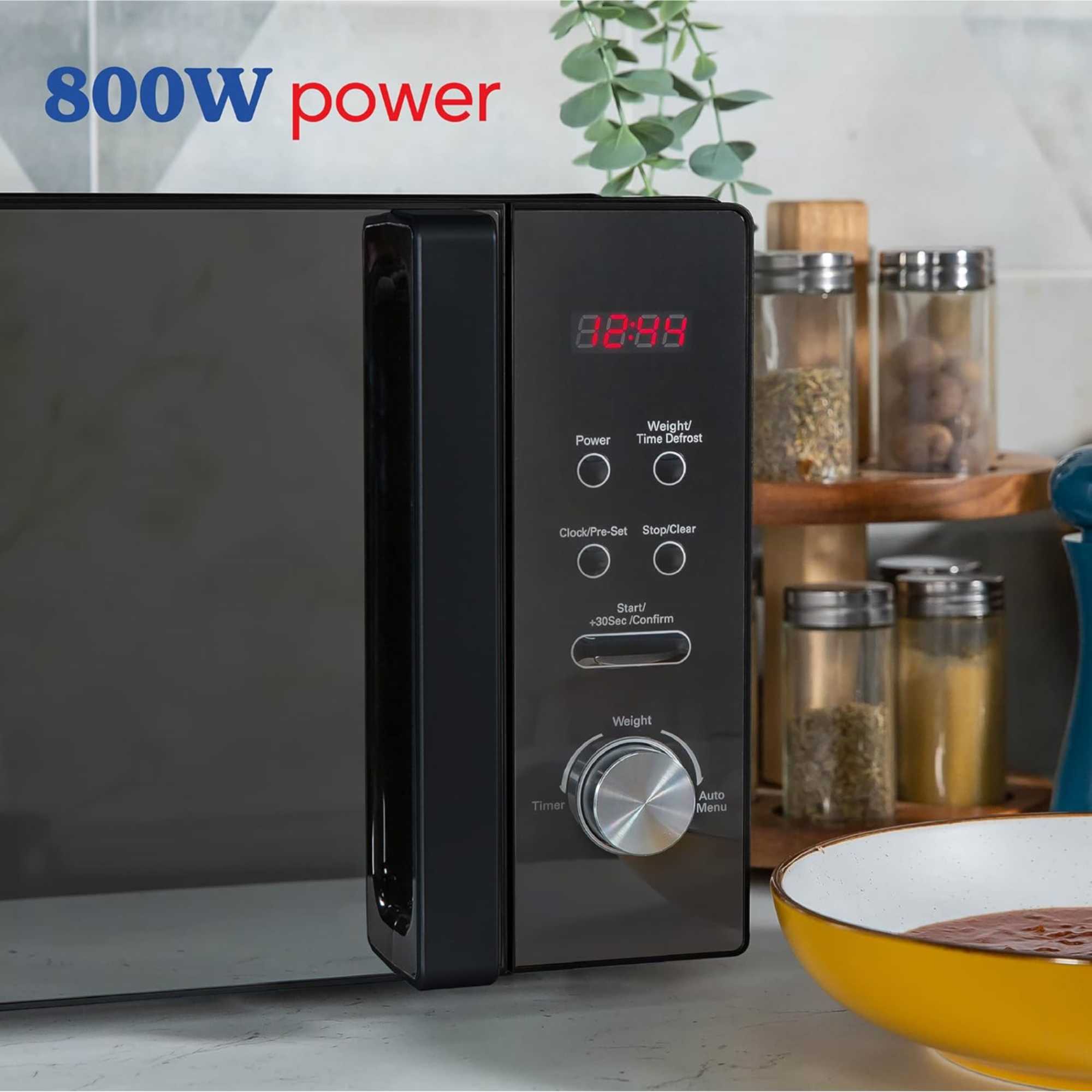 RHM2076B 800W 20l Solo Microwave - Black