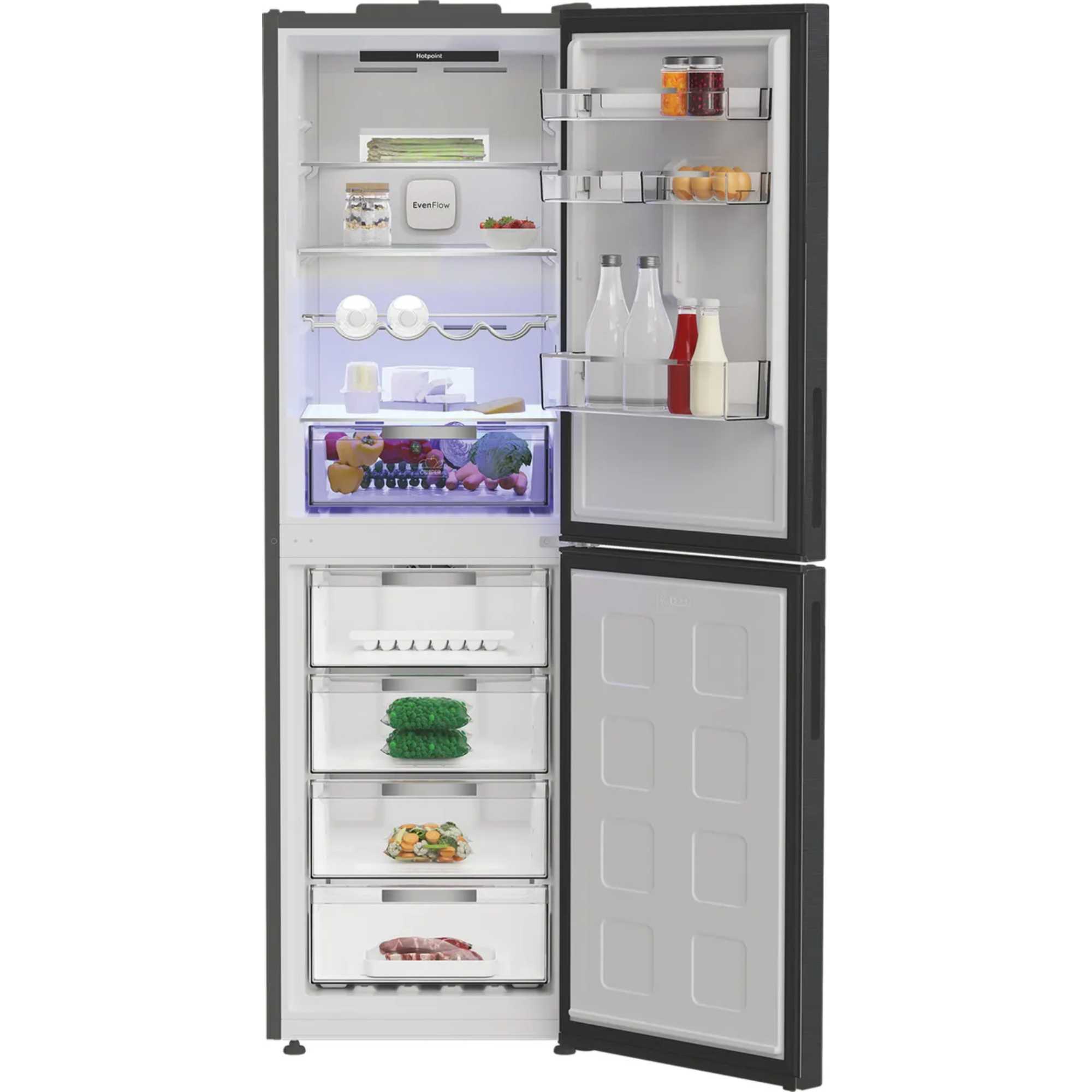 HPKF 6353 XBR4UK Dual No Frost 50/50 Fridge Freezer with VitalCare - Dark Inox