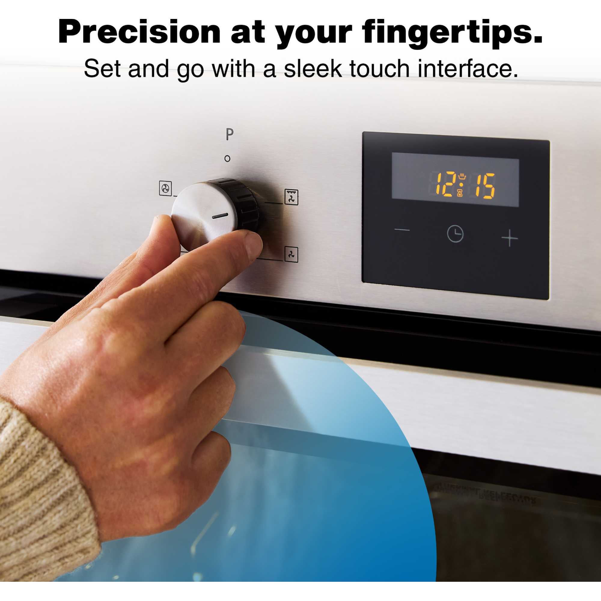 BISOF3SS Built-In 56L Electric Oven with Grill - Stainless Steel