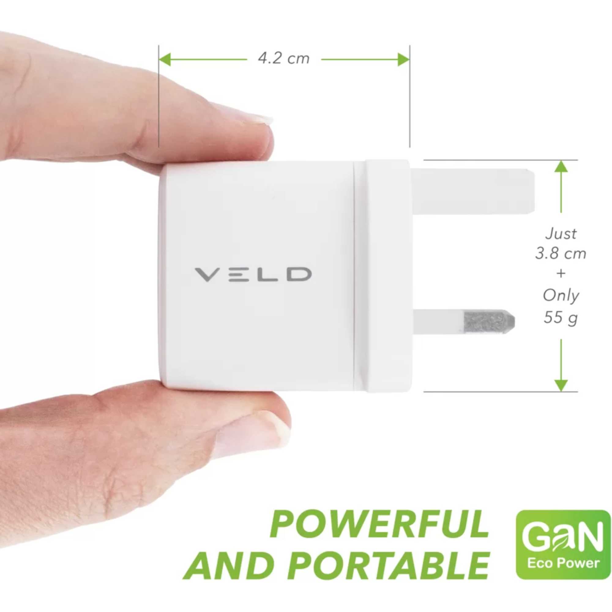 VH30DW 30W Super-Fast 2 Port GaN Wall Charger