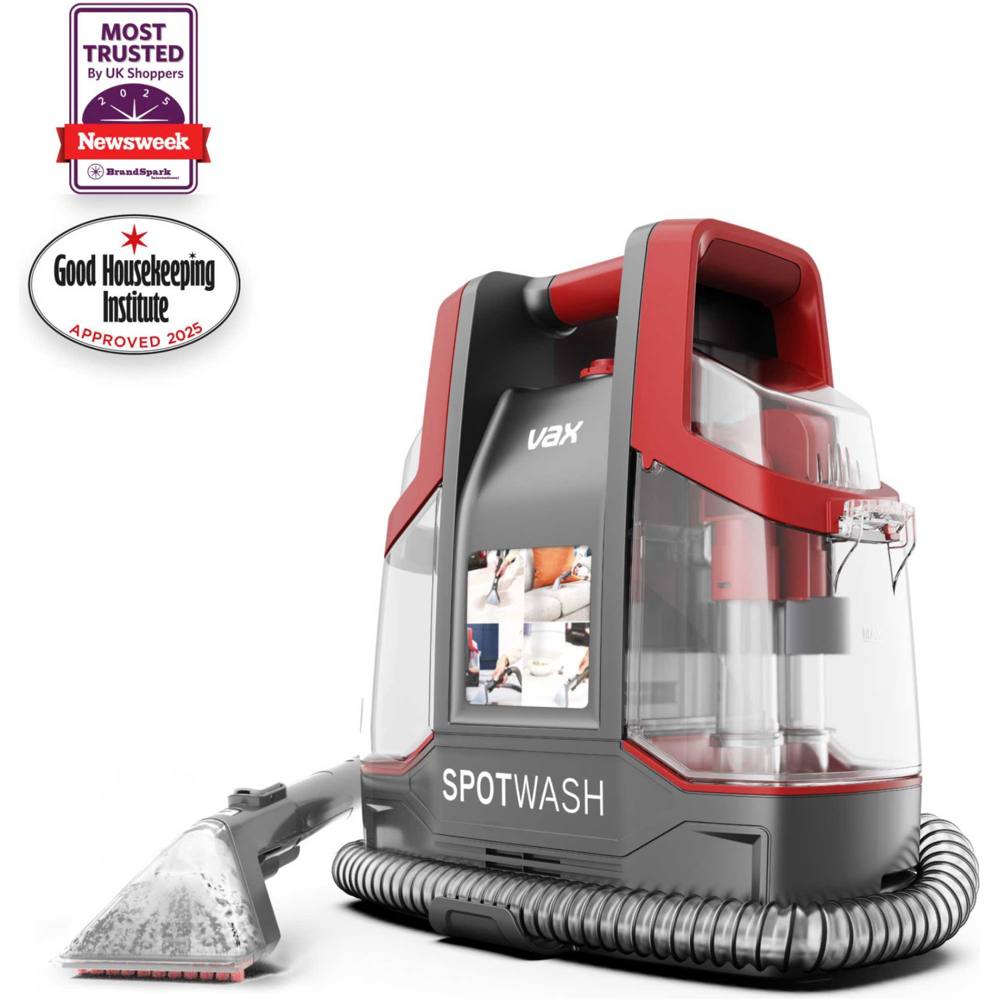 SpotWash CDCW-CSXS Portable Spot Cleaner - Graphite & Red