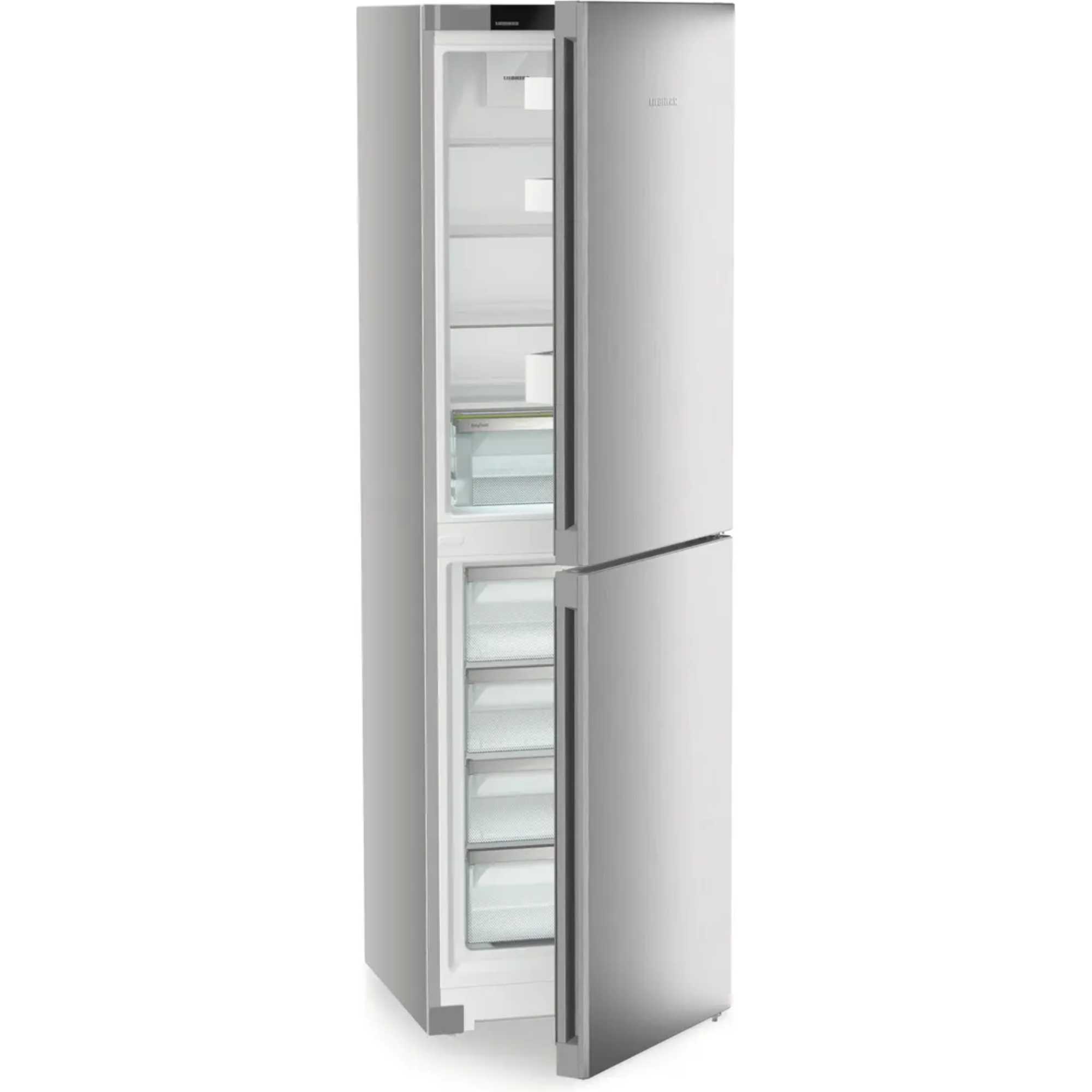 CNSFD 5704 Combined Fridge Freezer with EasyFresh & NoFrost - Silver