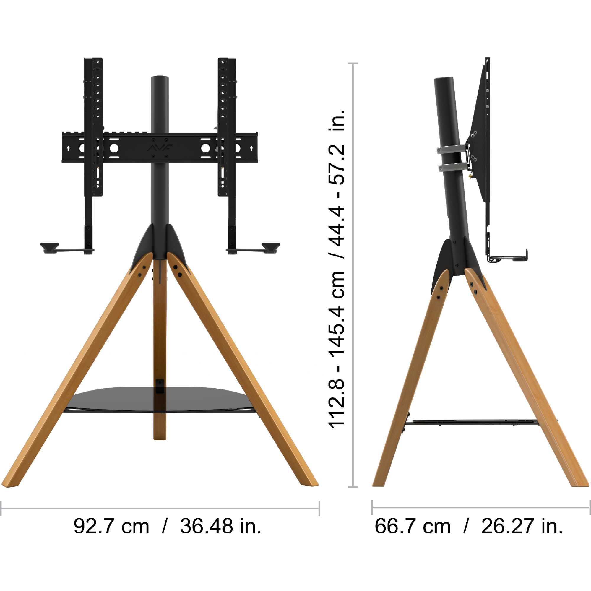 FSLK1001HOXLWB Hoxton Sound Freestanding TV + Soundbar Stand - Light Wood