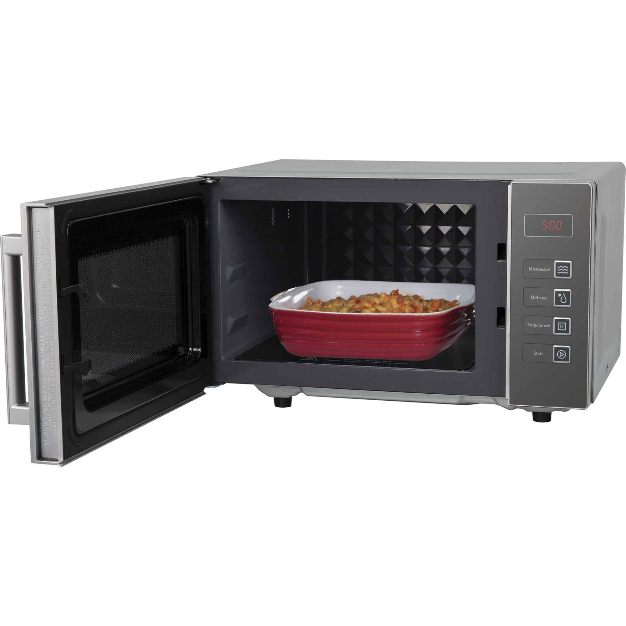 RHEM2301S 23L Flatbed Solo 800w Microwave - Silver