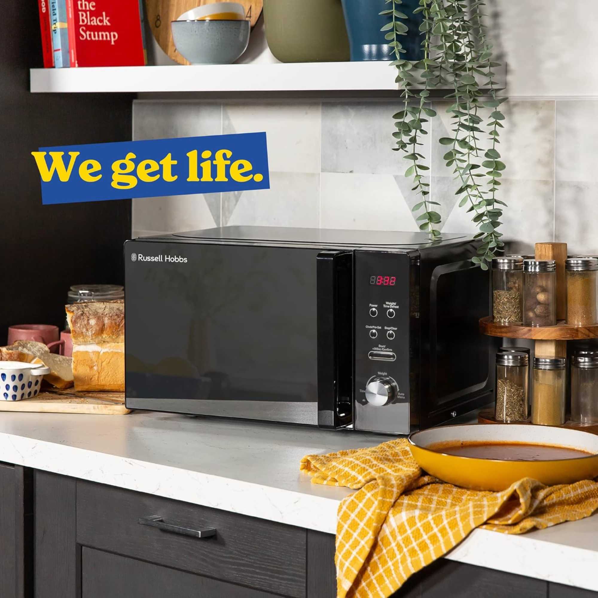 RHM2076B 800W 20l Solo Microwave - Black