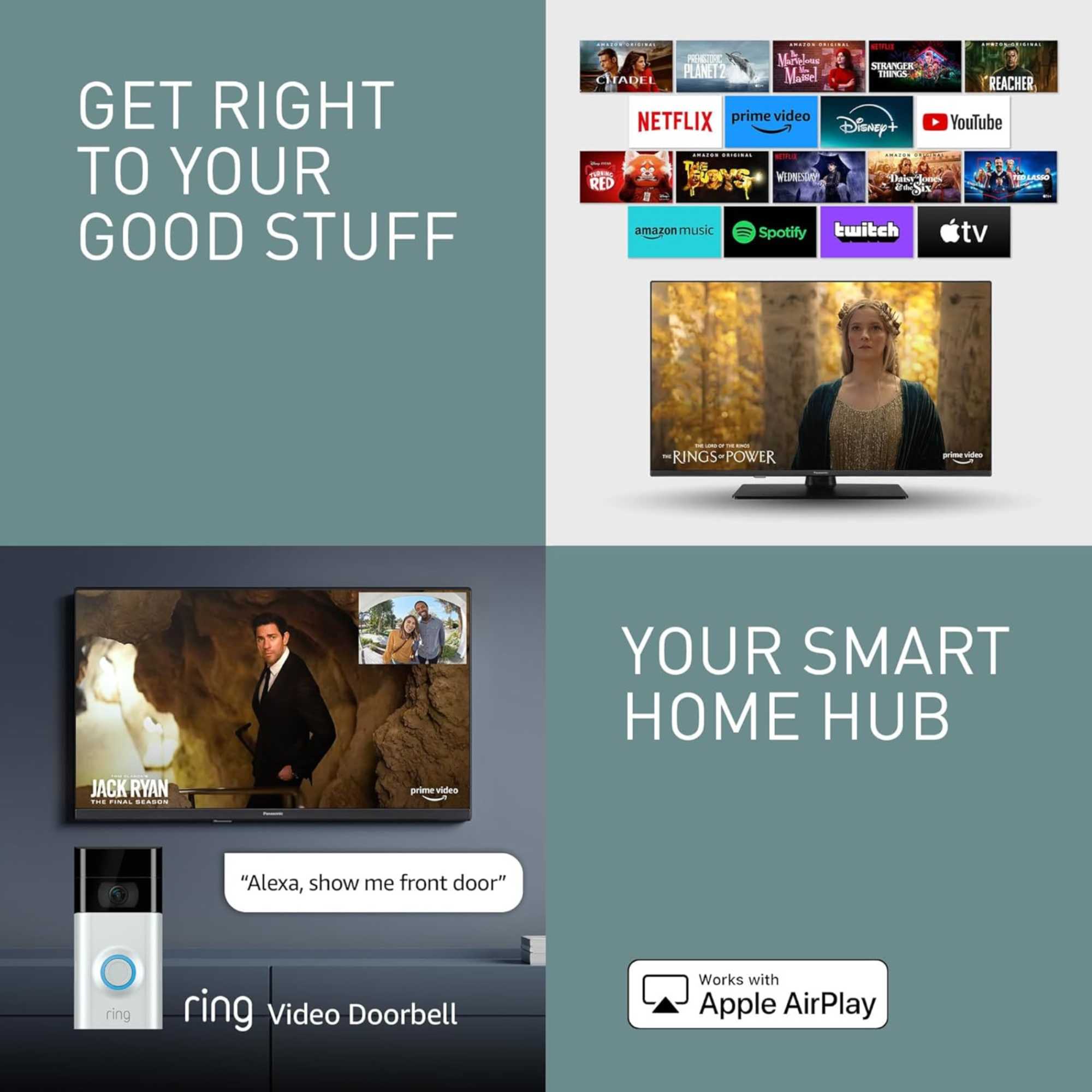 S55AEY 40" Full HD LED Fire TV - TV-40S55AEY
