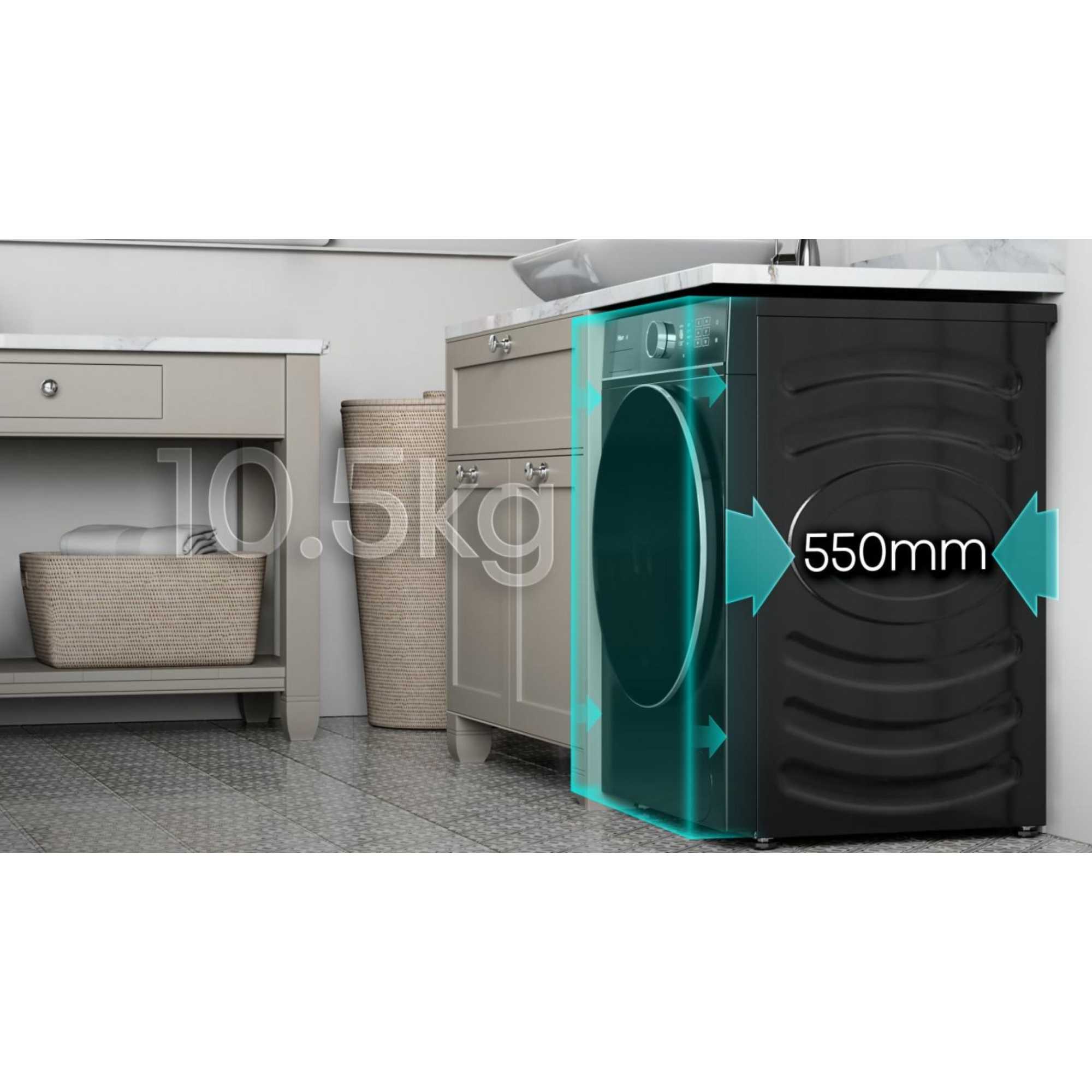 5I Series 10.5kg 1400rpm Washing Machine - WF5I1045BBQ