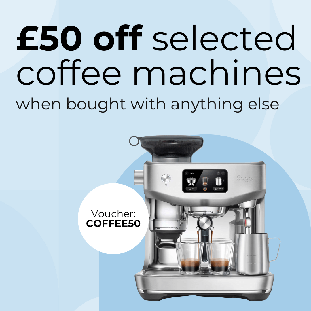 £50 off coffee machines when bought with anything else