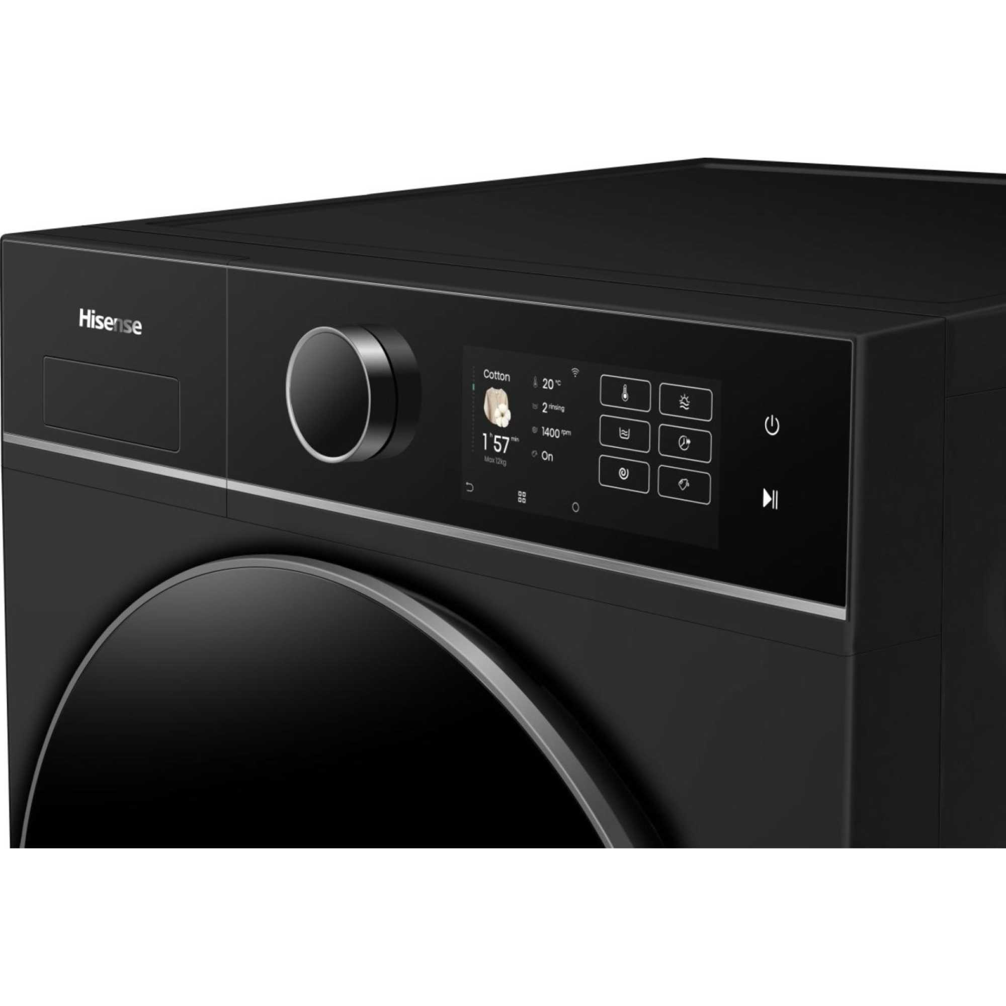 5I Series 12kg Wash 8kg Dry 1400rpm Washer Dryer - WD5I1245BBR