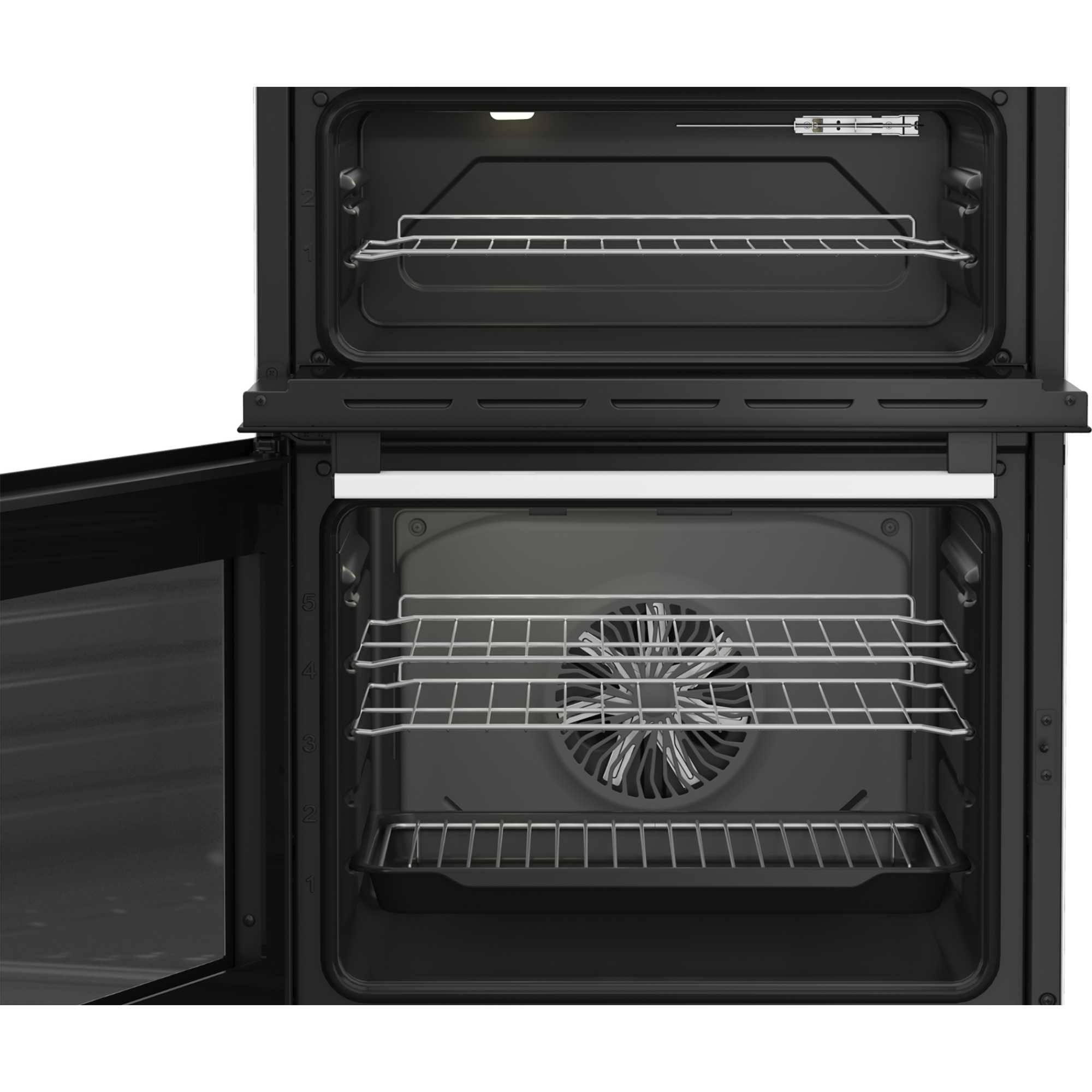 HKRN651W 60cm Freestanding Electric Double Oven Cooker