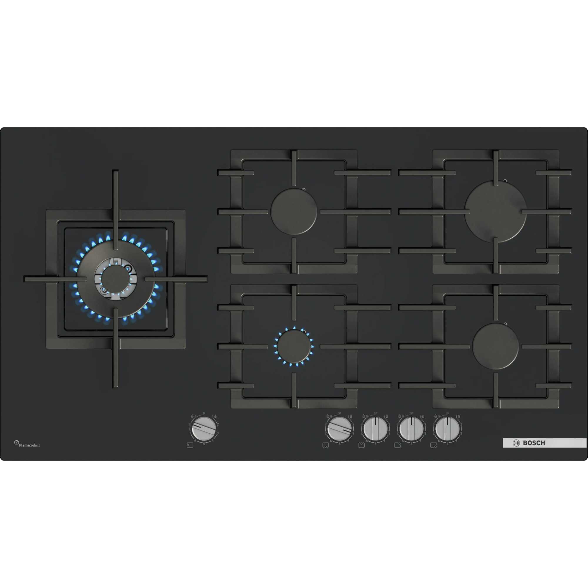 Serie 6 PPM9A6I40 hob Black Built-in 90 cm Gas 5 zone