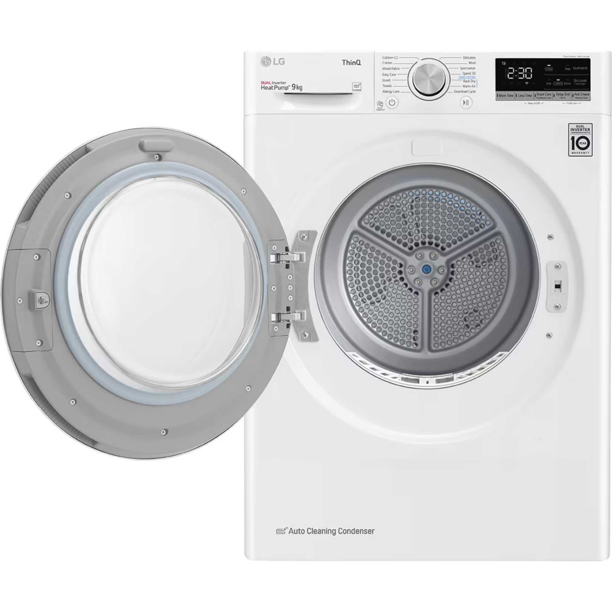 FDV709W DUAL Inverter 9kg Tumble Dryer - White