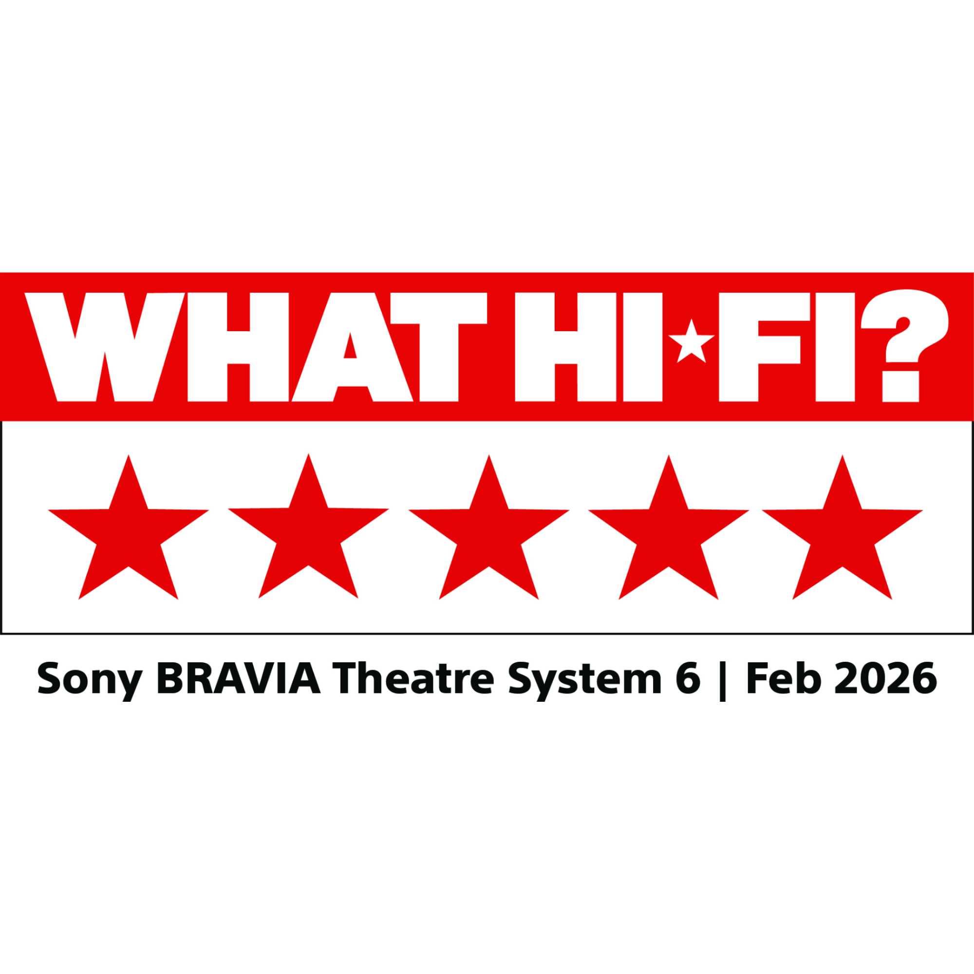 HTS60 BRAVIA Theatre System 6 with 1000W Power & Dolby Atmos