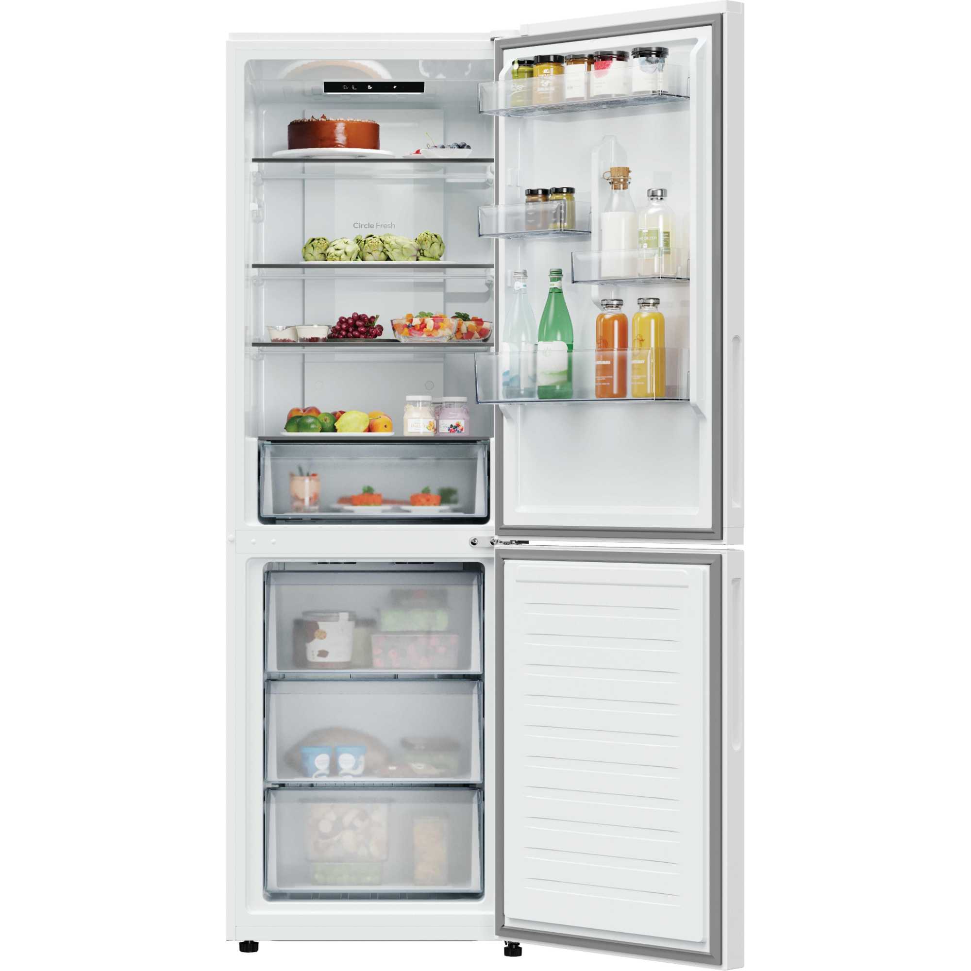 HONCQ2T618EWKR H-Combi 300 355l Total No Frost Fridge Freezer - White