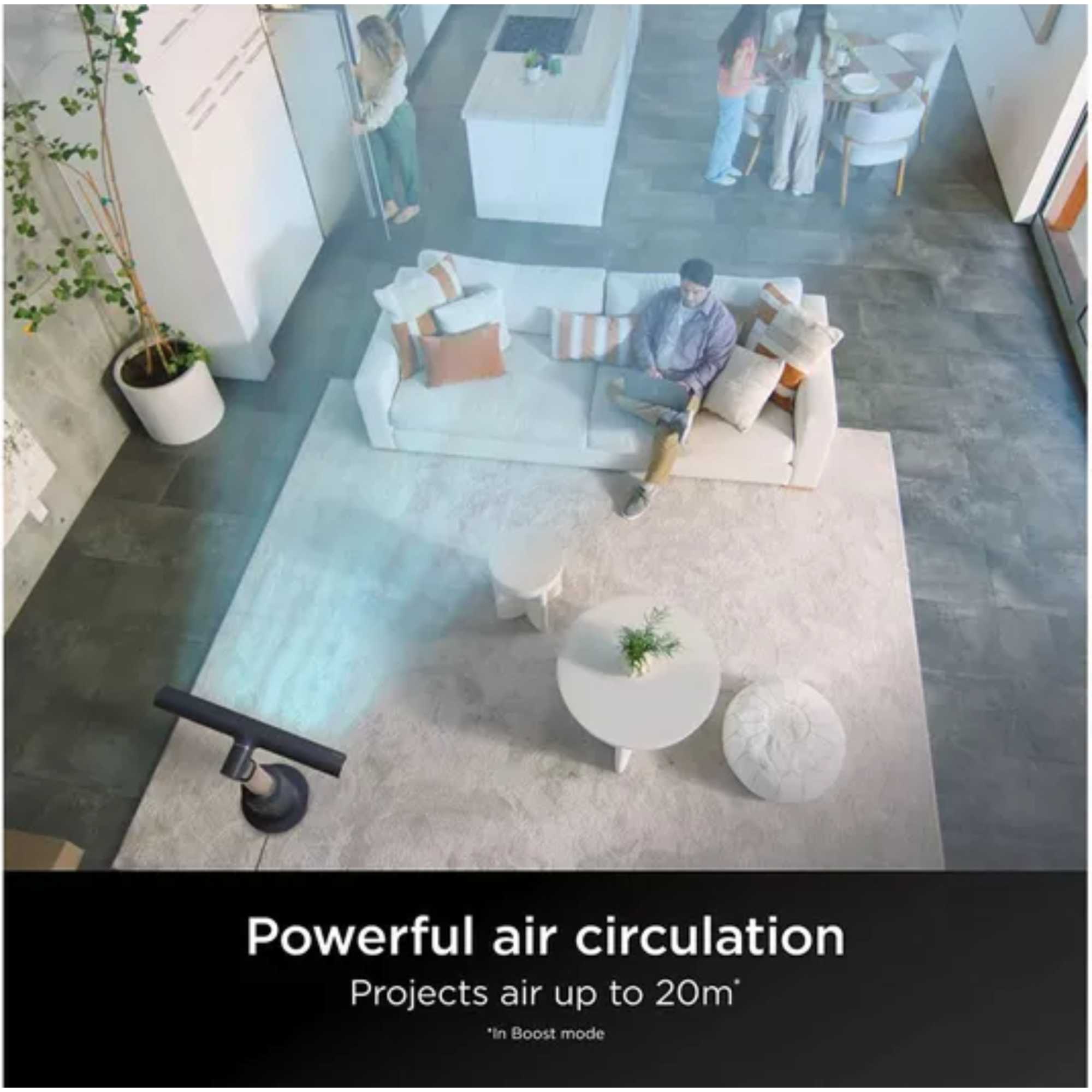 TF200SUK TurboBlade High-Speed Multi-Directional Tower Fan - Charcoal