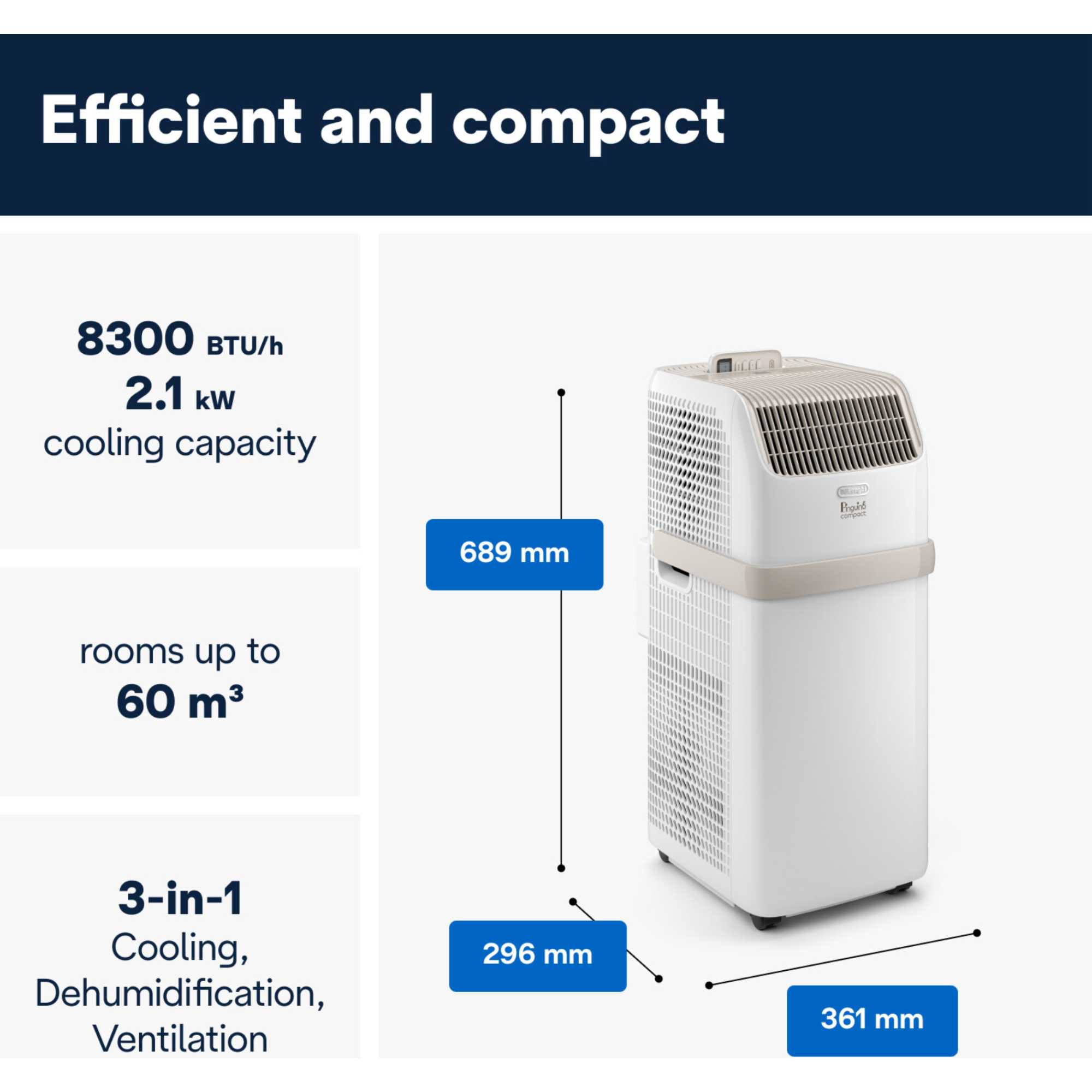 PACES72 Pinguino Compact Air Conditioning
