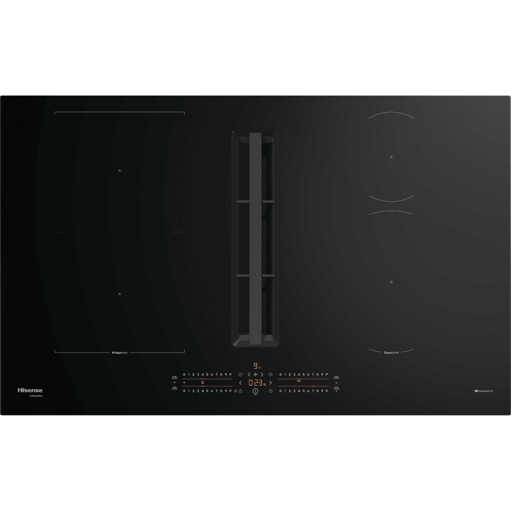 HEH8432BSCW 83cm 4 Vented Induction Hob - Black