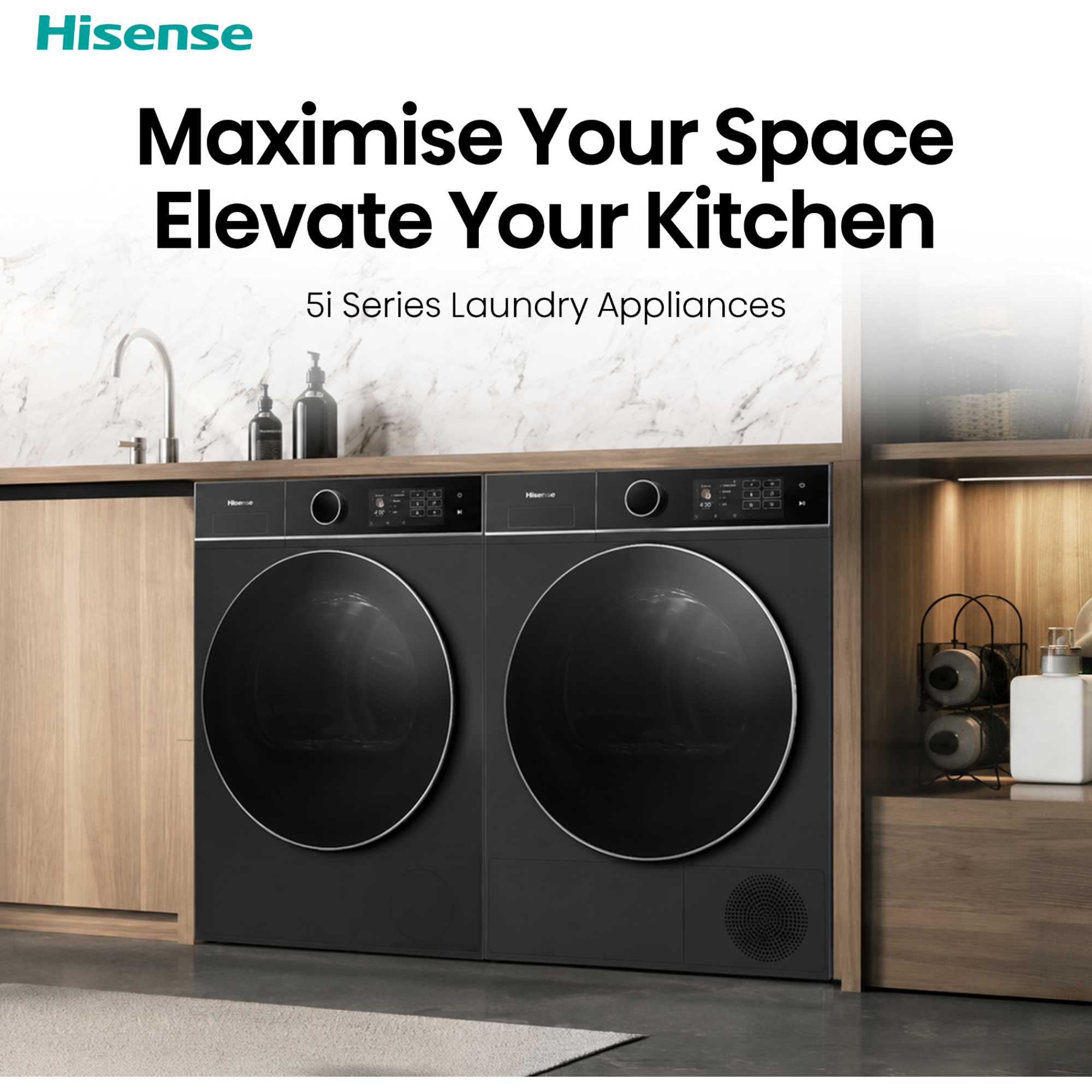 9kg Heat Pump Tumble Dryer - DH5I904BBBC
