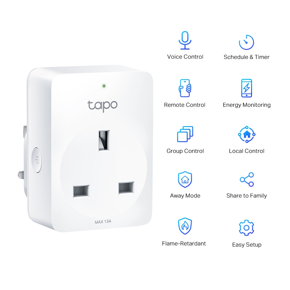 Tapo P110 Mini Smart Wi-Fi Socket 1-pack