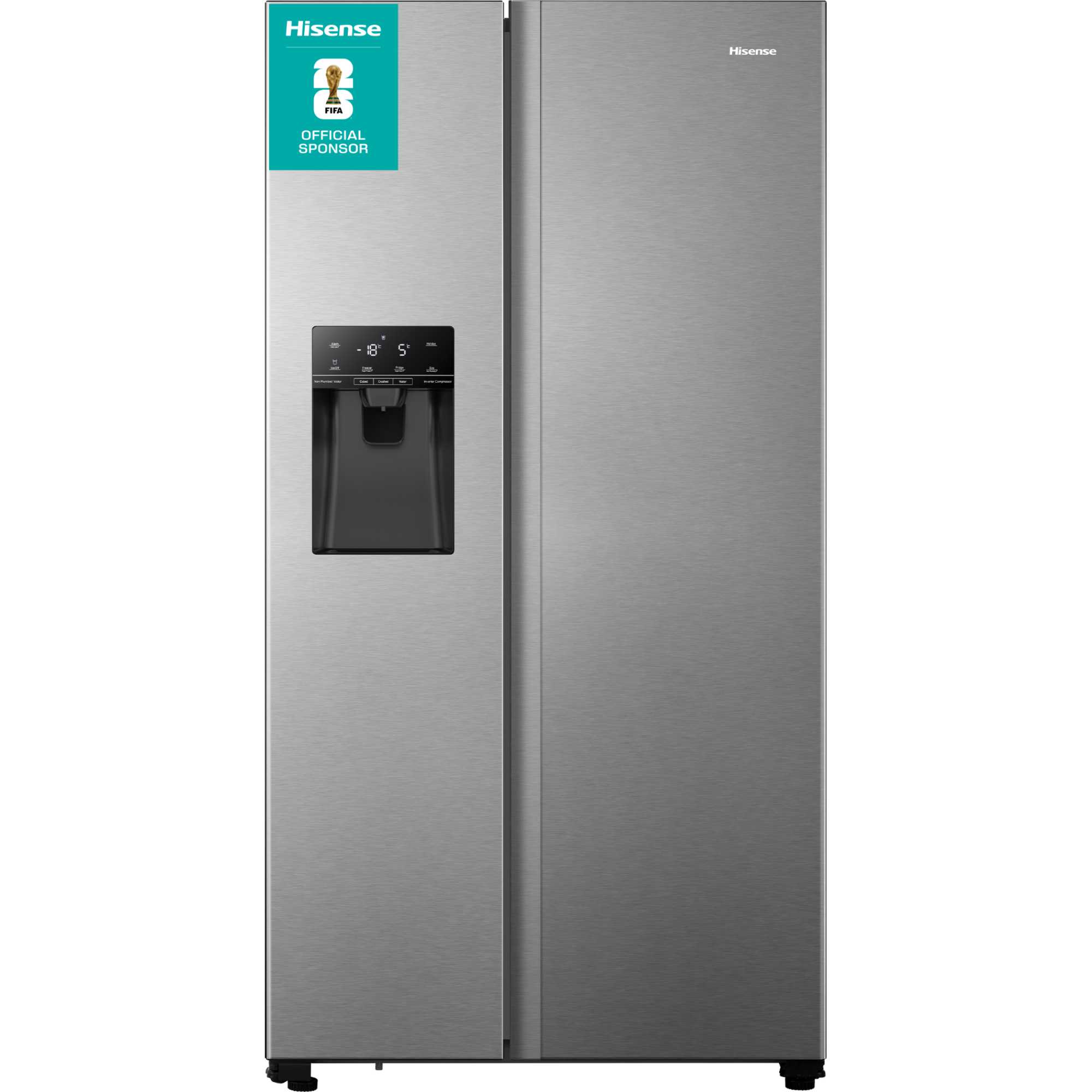 American Style Fridge Freezer 70/30 Total No Frost - Grey - RS694N4TIE