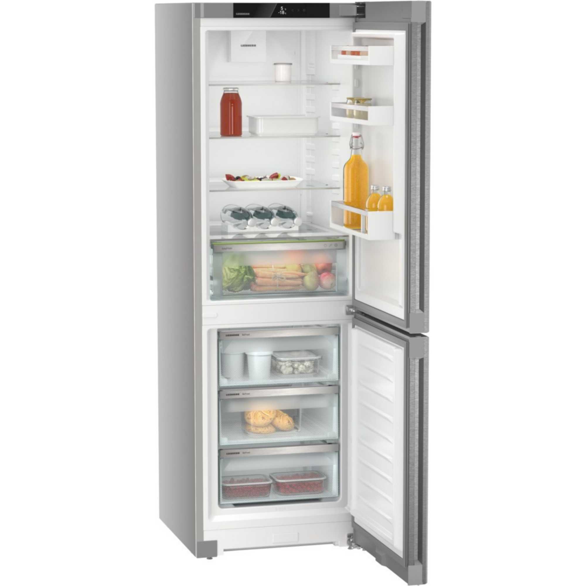 Fridge Freezer 60/40 NoFrost - Silver - CNsdc 5203
