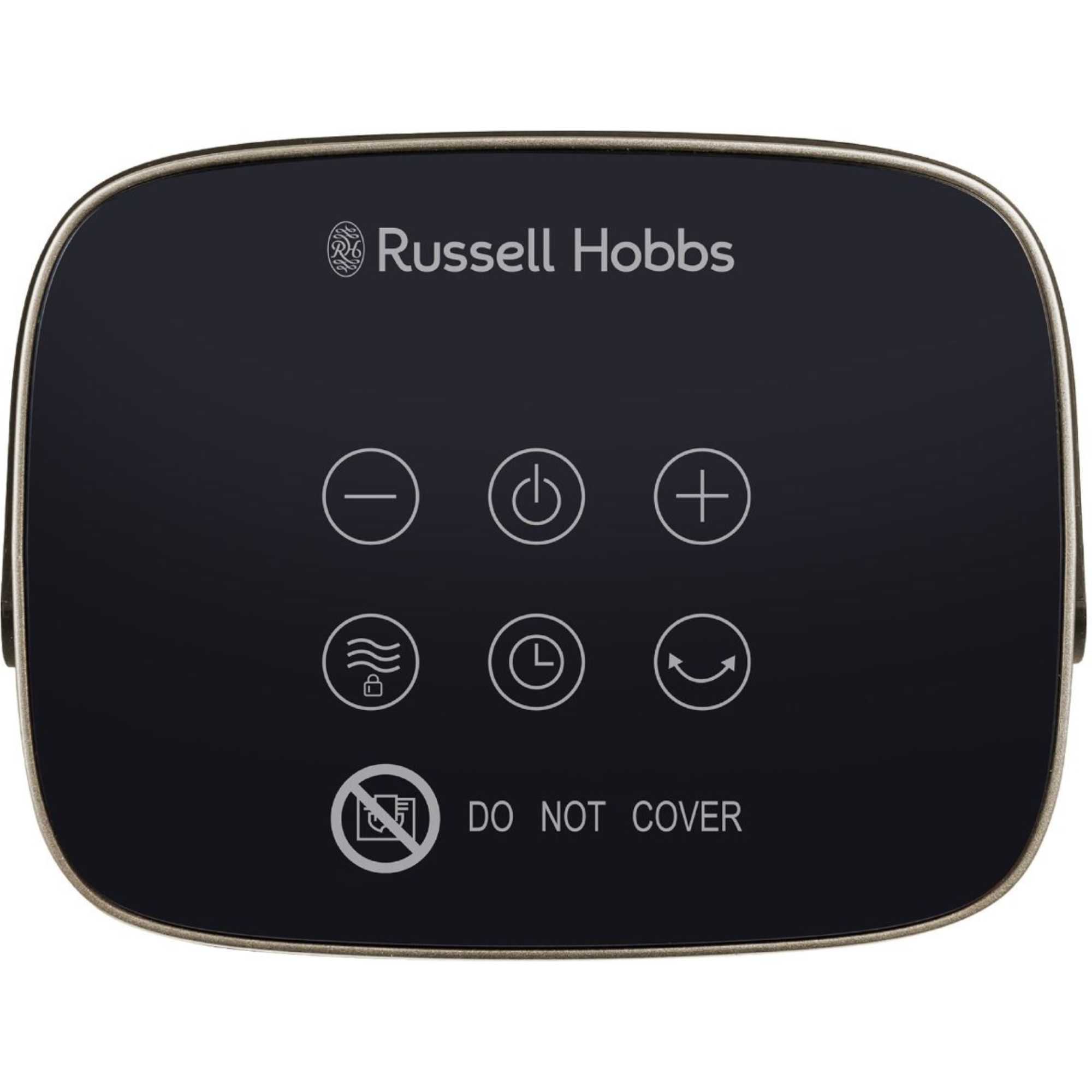 RHCH2001G Ceramic Fan Heater - Black & Gold